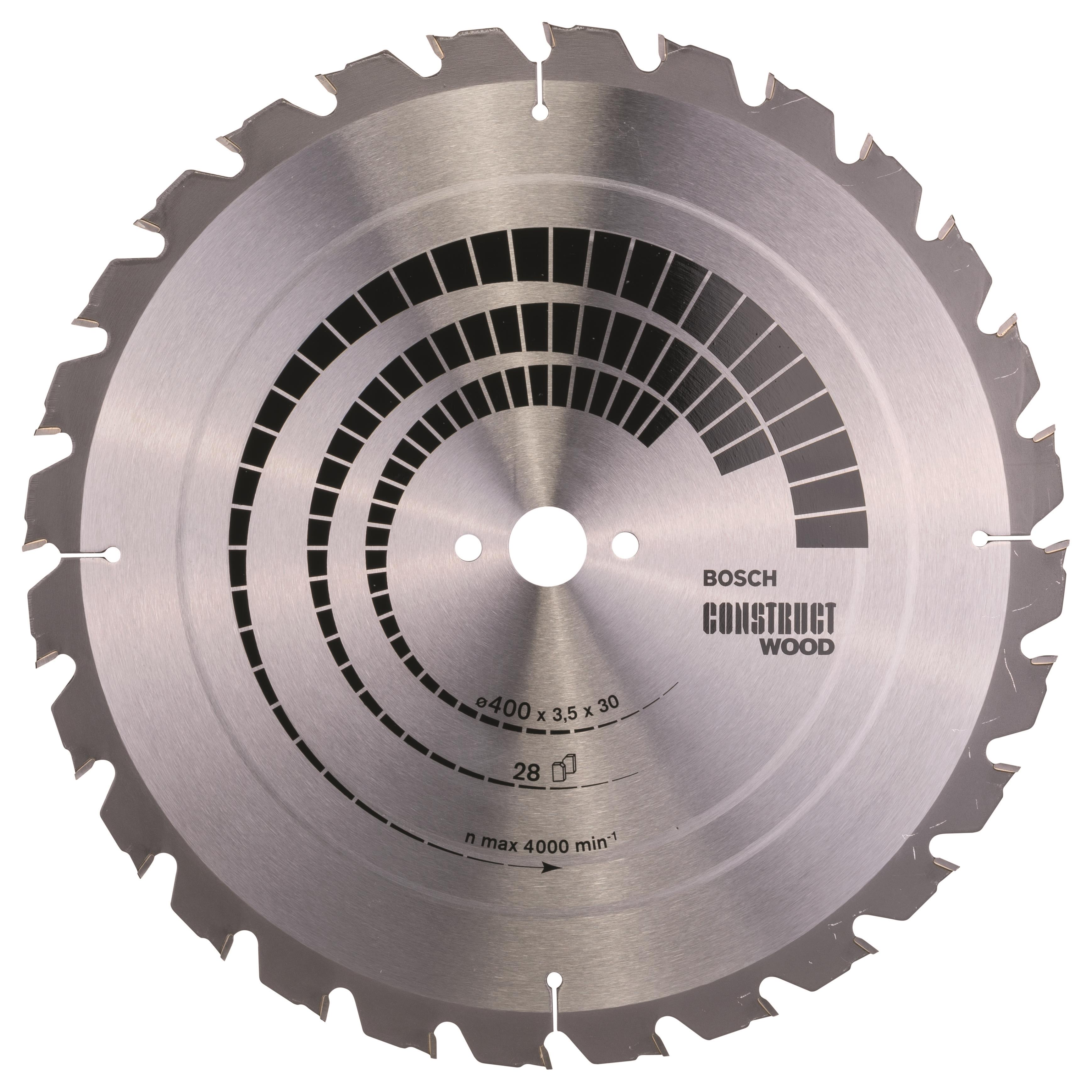 Bosch Pílový kotúč Construct Wood 400 × 30 × 3,5 mm; 28 2.608.640.693