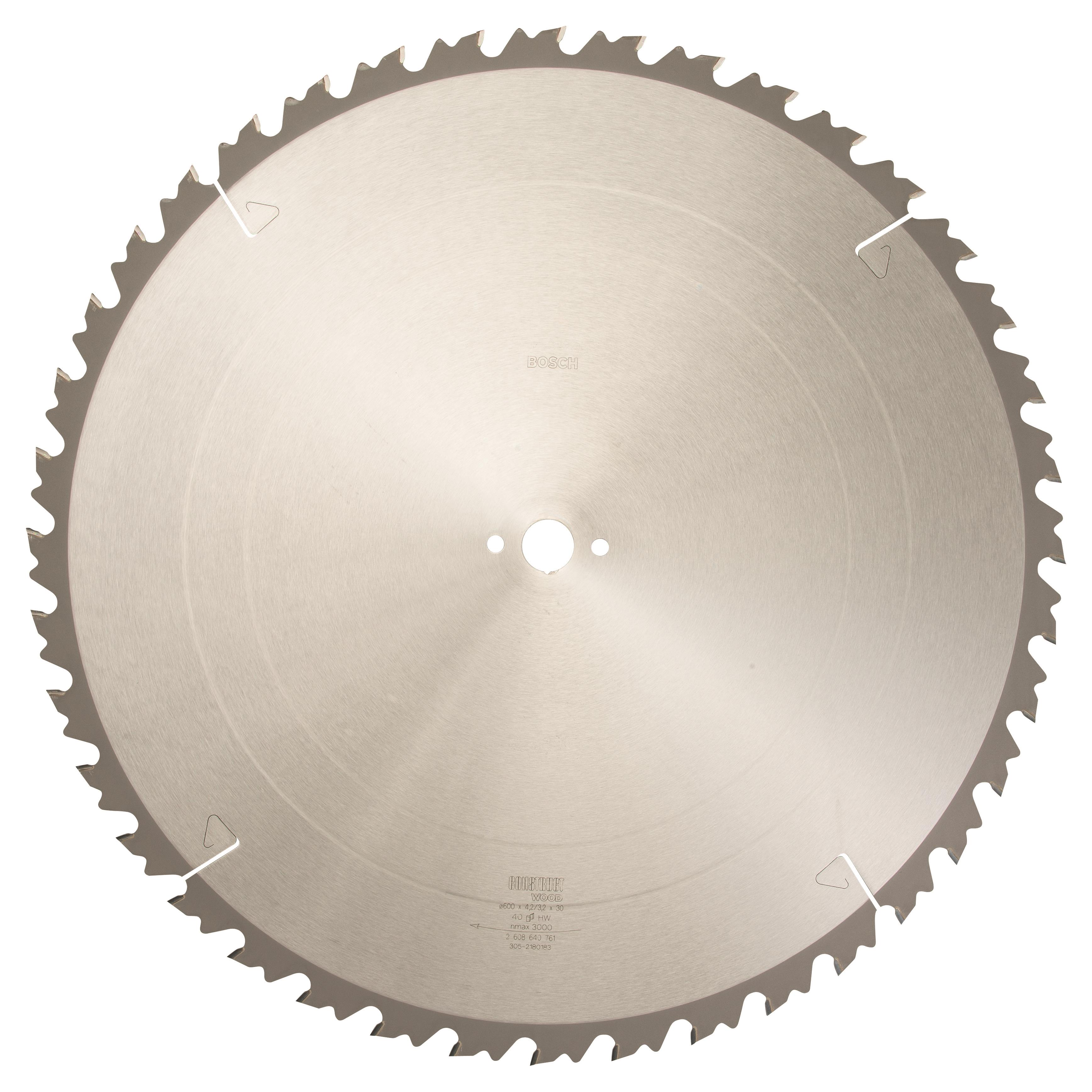 Bosch Pílový kotúč Construct Wood 600 × 30 × 4,0 mm; 40 2.608.640.761