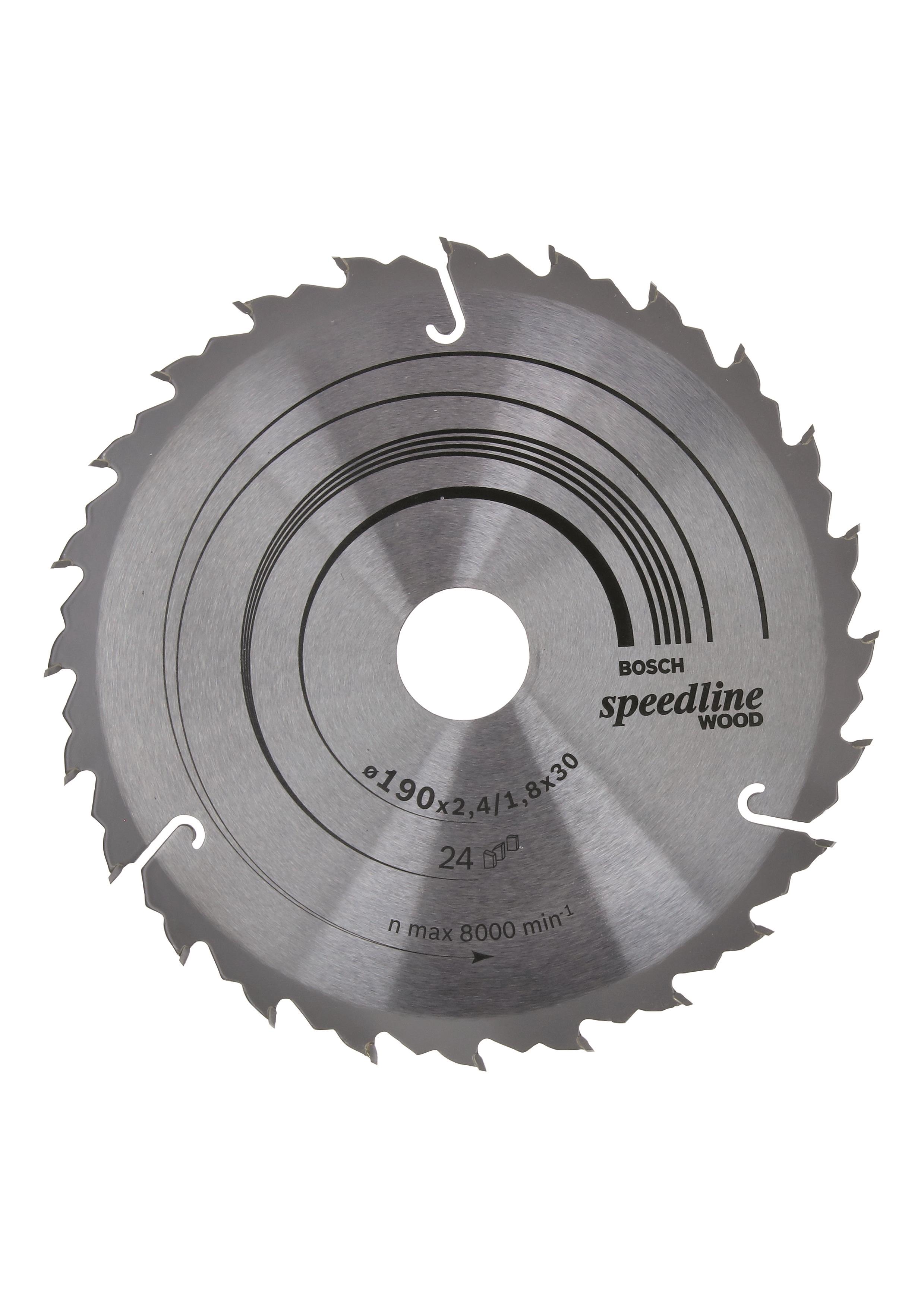 Bosch Pílový kotúč Speedline Wood 190 × 30 × 2,4 mm, 24 2.608.640.801