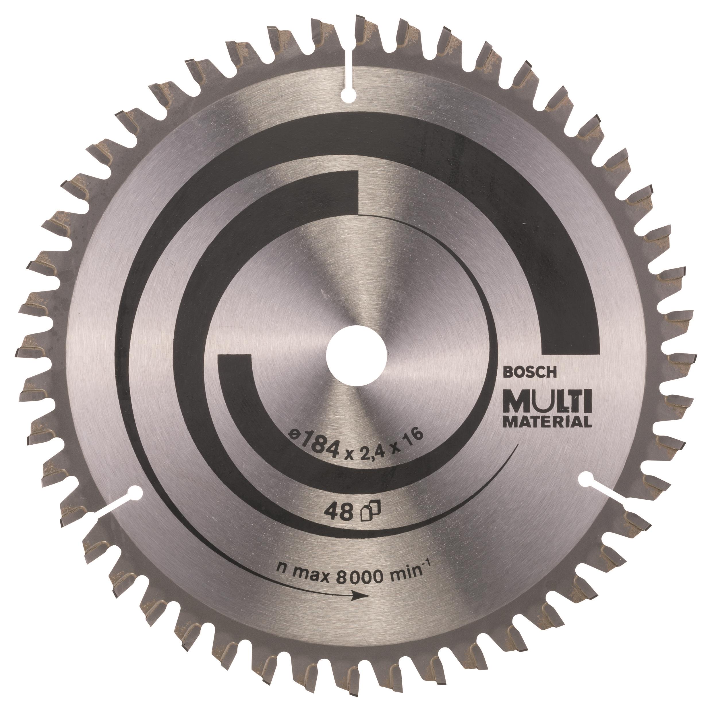 Bosch Pílový kotúč Multi Material 184 × 16 × 2,4 mm; 48 2.608.640.815