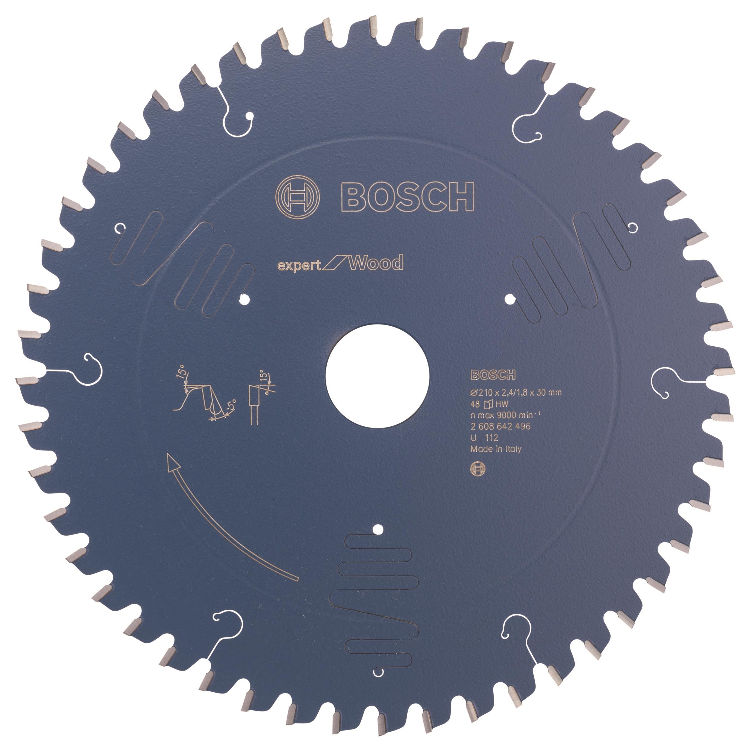 Bosch Pílový kotúč Expert for Wood 210 × 30 × 2,4 mm, 48 2.608.642.496