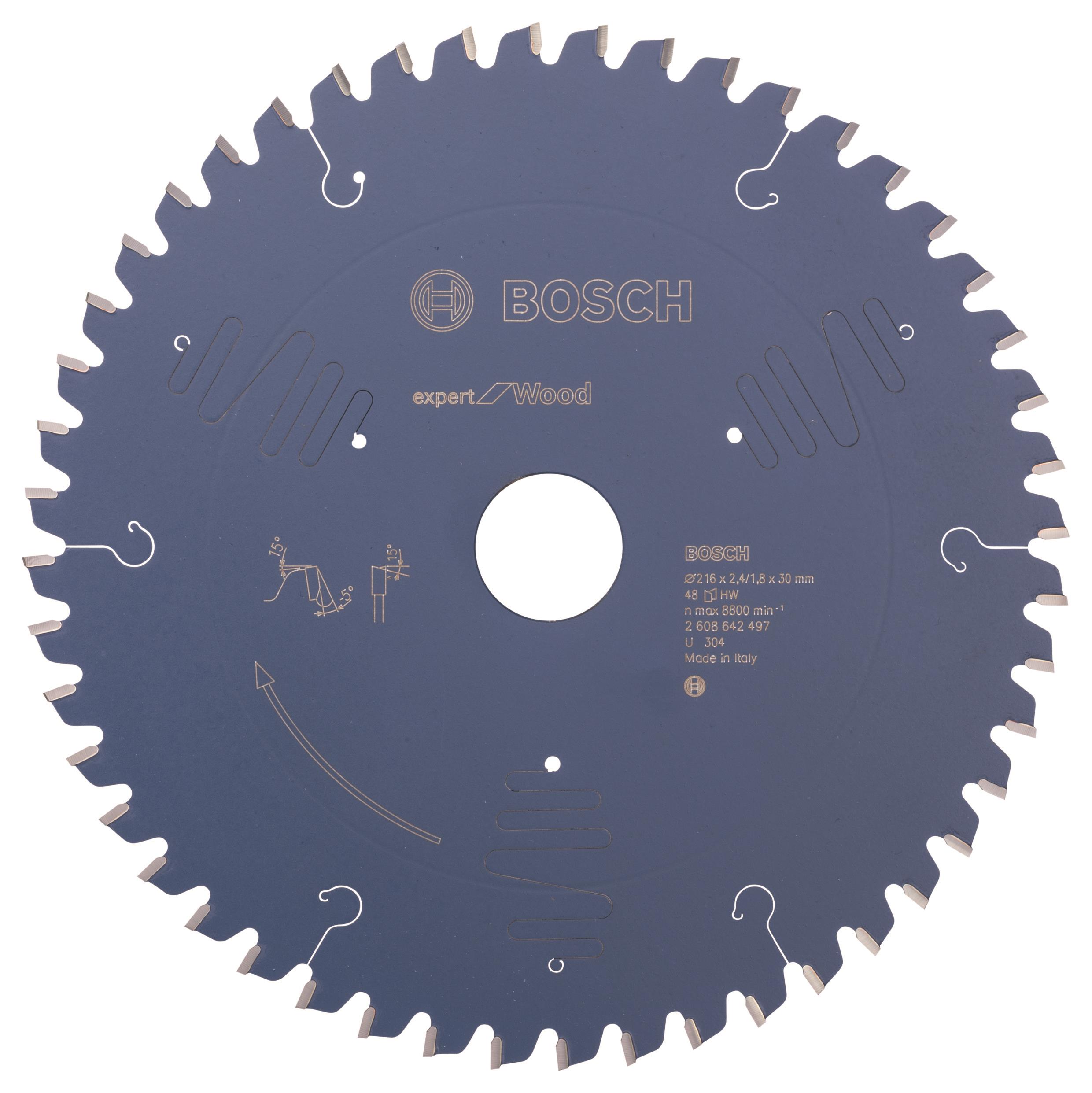 Bosch Pílový kotúč Expert for Wood 216 × 30 × 2,4 mm, 48 2.608.642.497