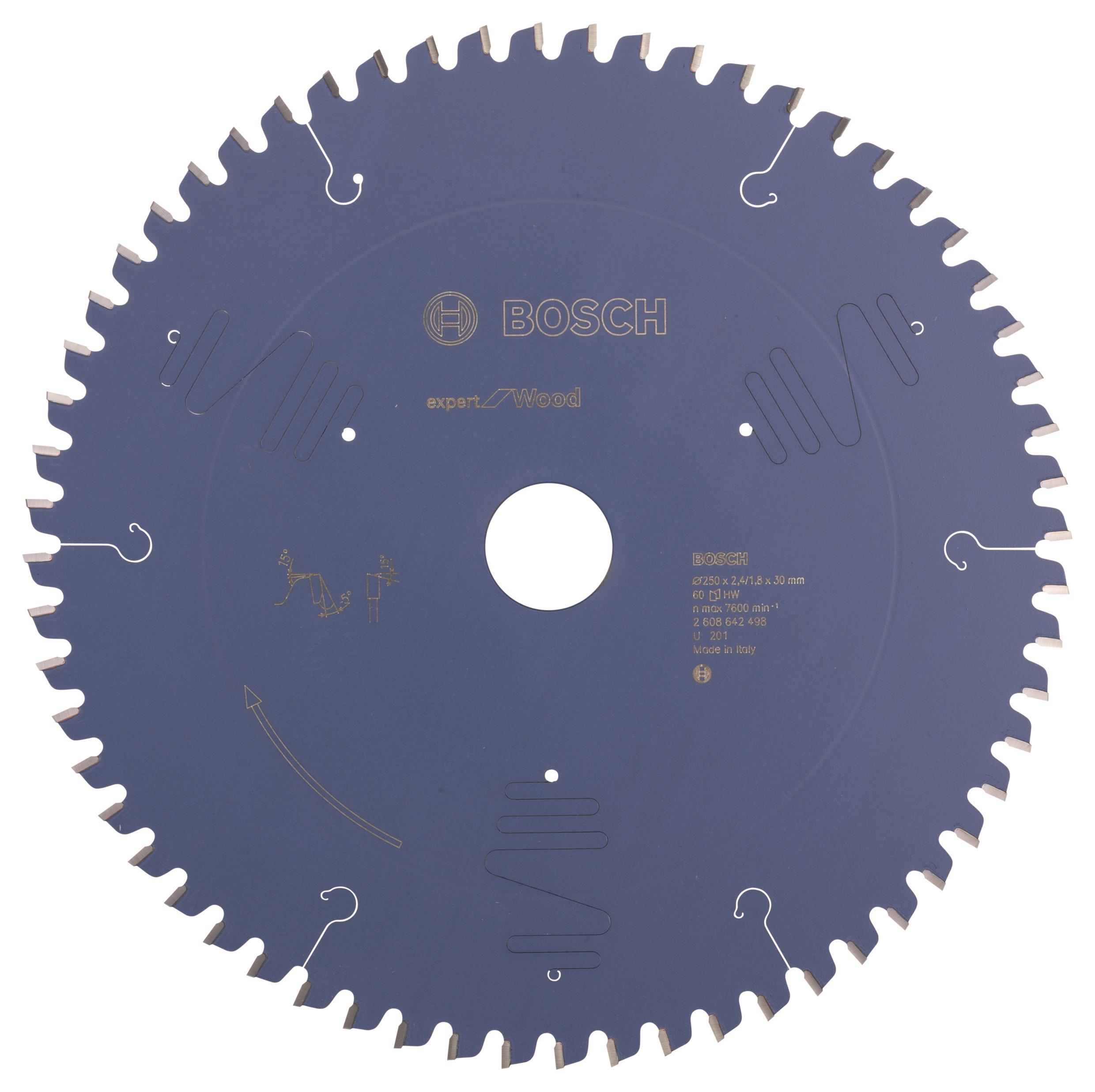 Bosch Pílový kotúč Expert for Wood 250 × 30 × 2,4 mm, 60 2.608.642.498