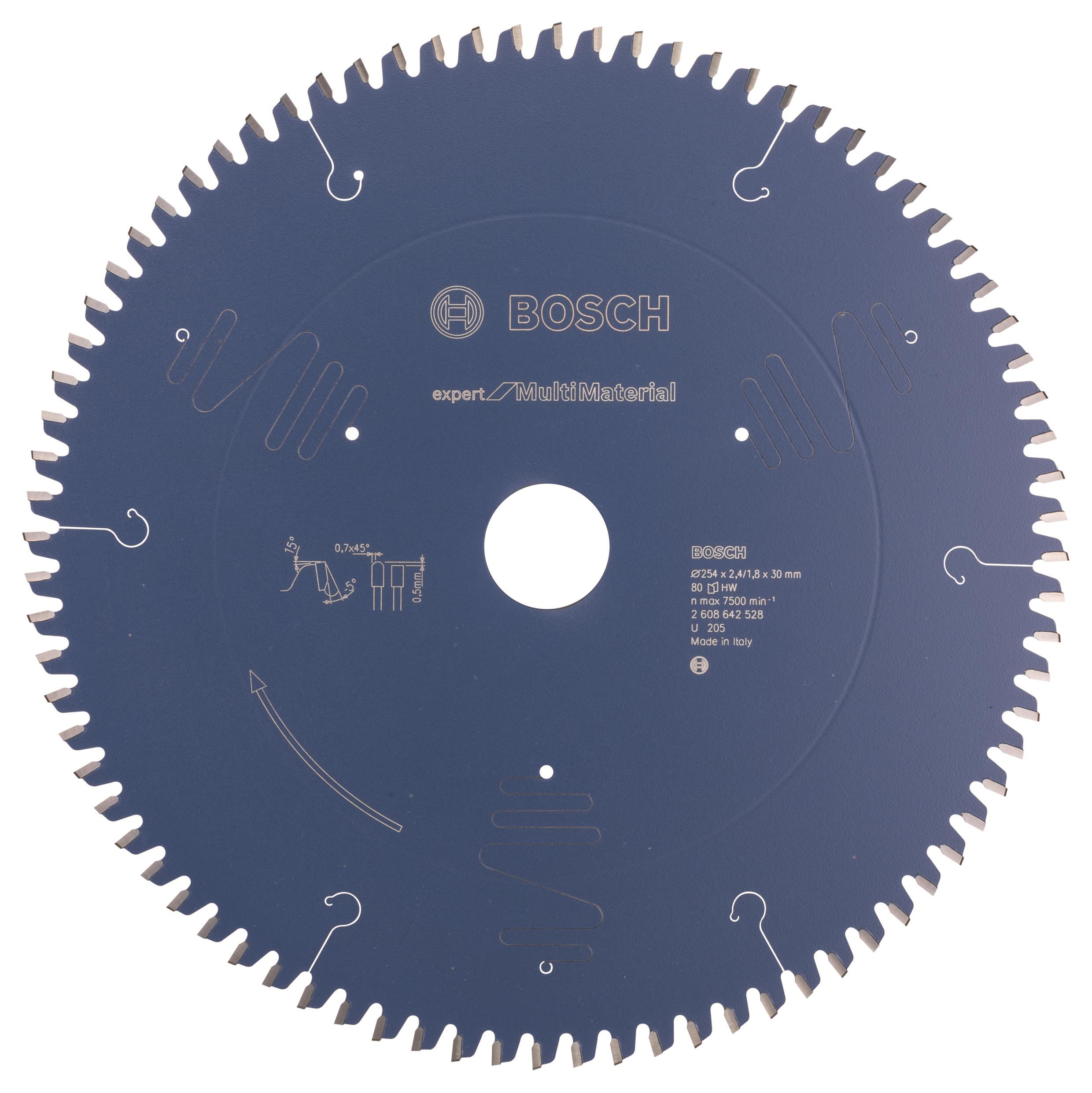 Bosch Pílový kotúč Expert for Multi Material 254 × 30 × 2,4 mm, 80 2.608.642.528
