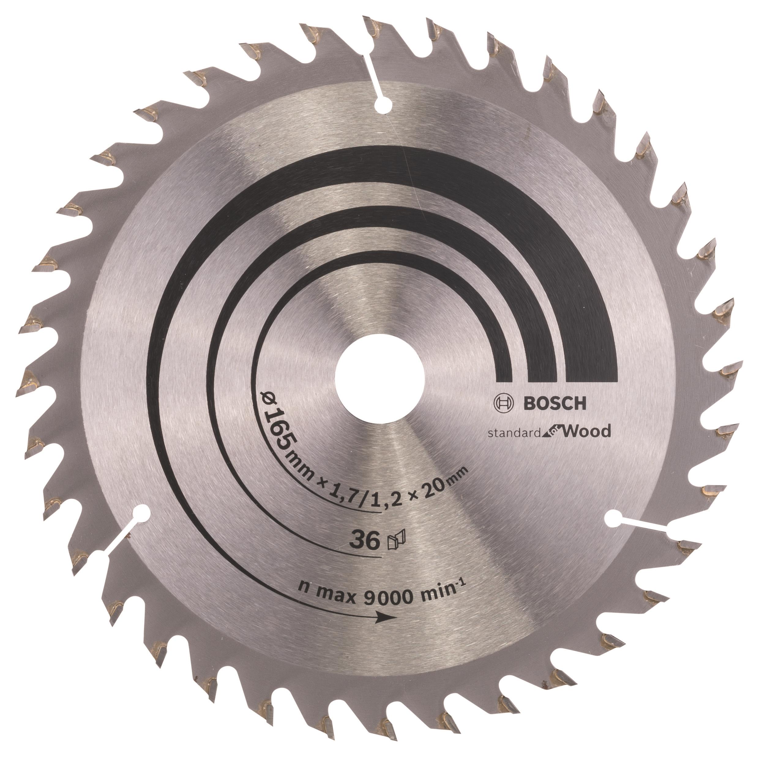 Bosch Pílový kotúč Optiline Wood 165 × 20/16 × 1,7 mm, 36 2.608.642.602