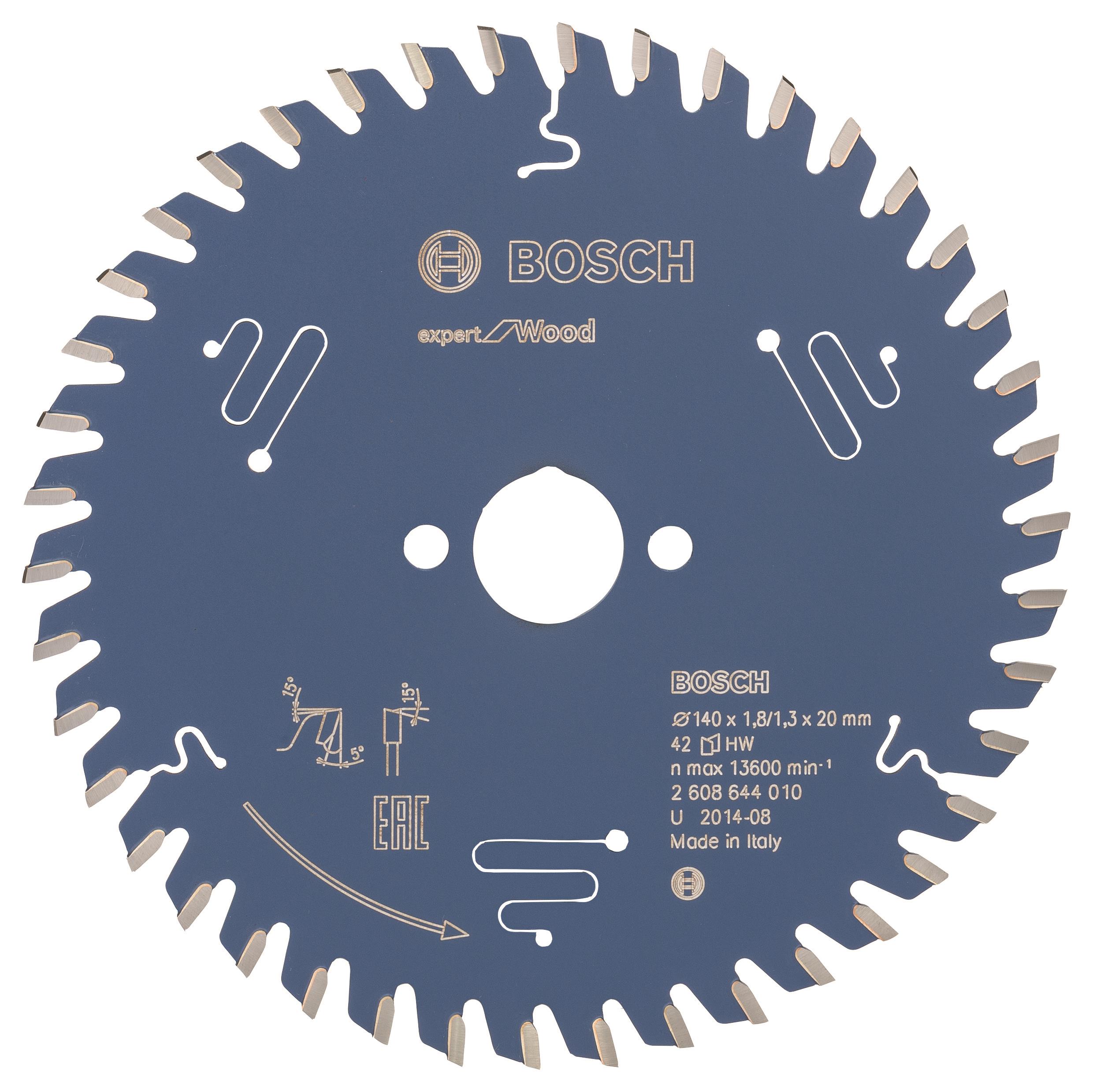 Bosch Pílový kotúč Expert for Wood 140 × 20 × 1,8 mm, 42 2.608.644.010