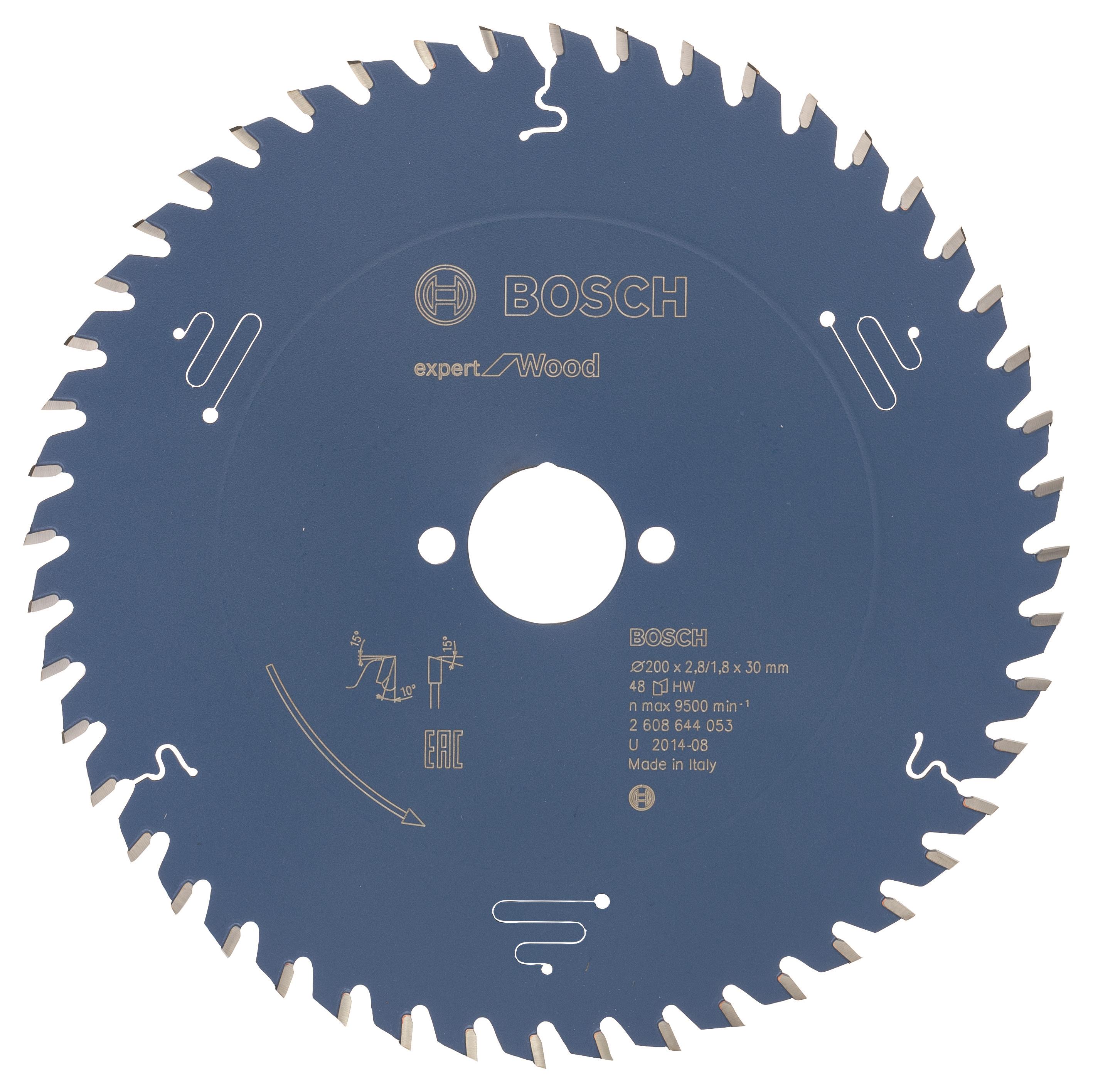 Bosch Pílový kotúč Expert for Wood 200 × 30 × 2,8 mm, 48 2.608.644.053