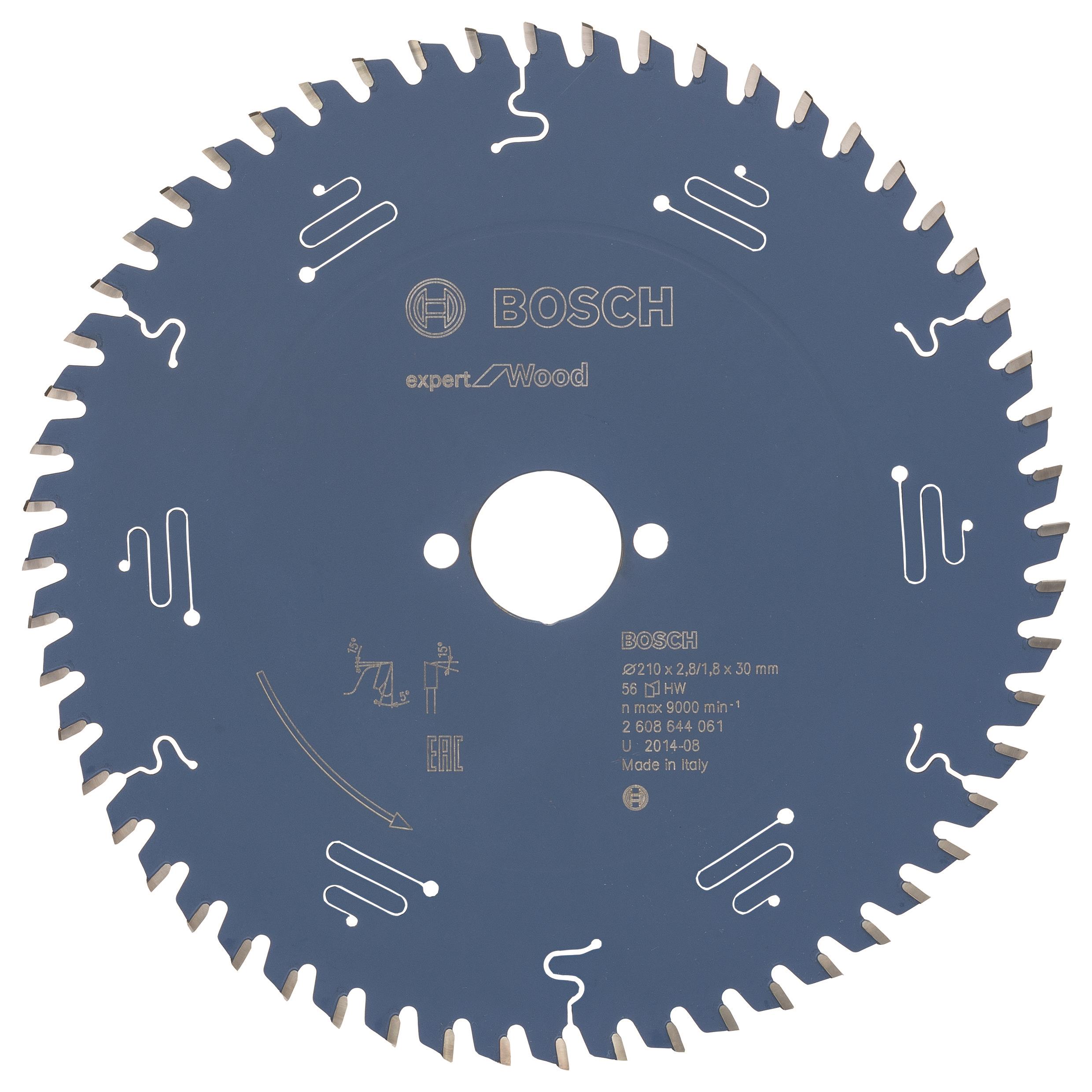 Bosch Pílový kotúč Expert for Wood 210 × 30 × 2,8 mm, 56 2.608.644.061