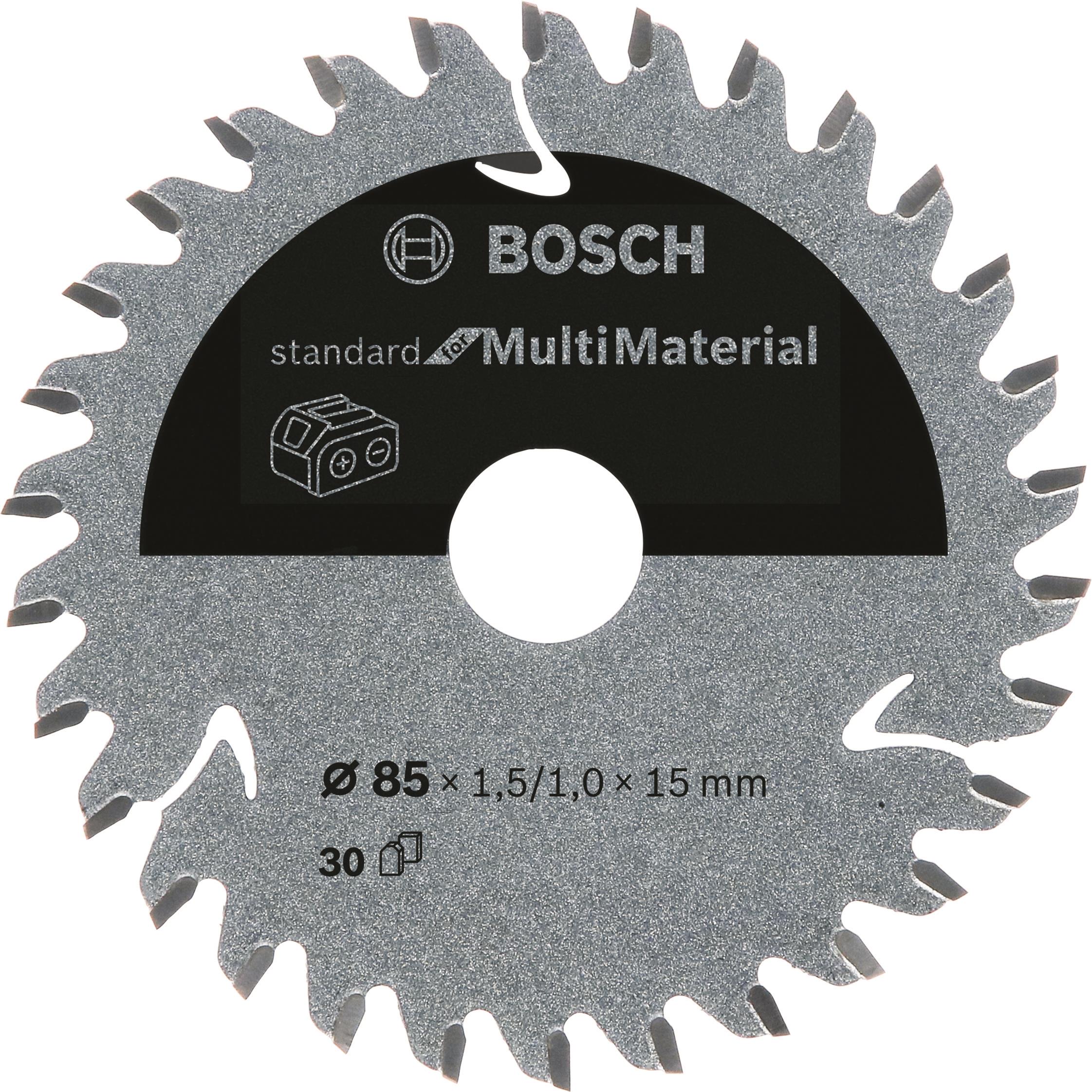 Bosch Pílový kotúč Standard for Multi Material pre akumulátorové píly 85 × 1,5/1 × 15 T30 2.608.837.752