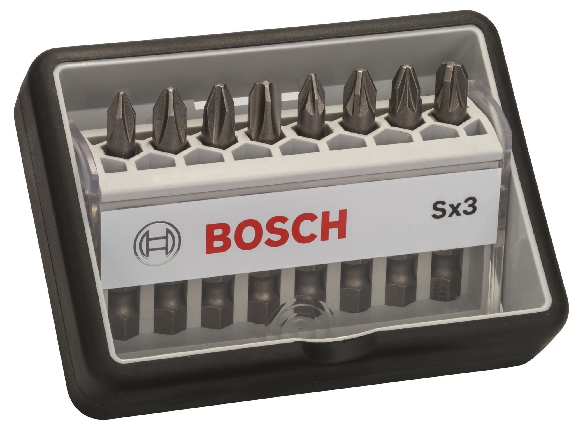 BOSCH Sada skrutkovacích bitov Robust Line, Sx PH/PZ, verzia Extra Hard, 8 kusov 2.607.002.558