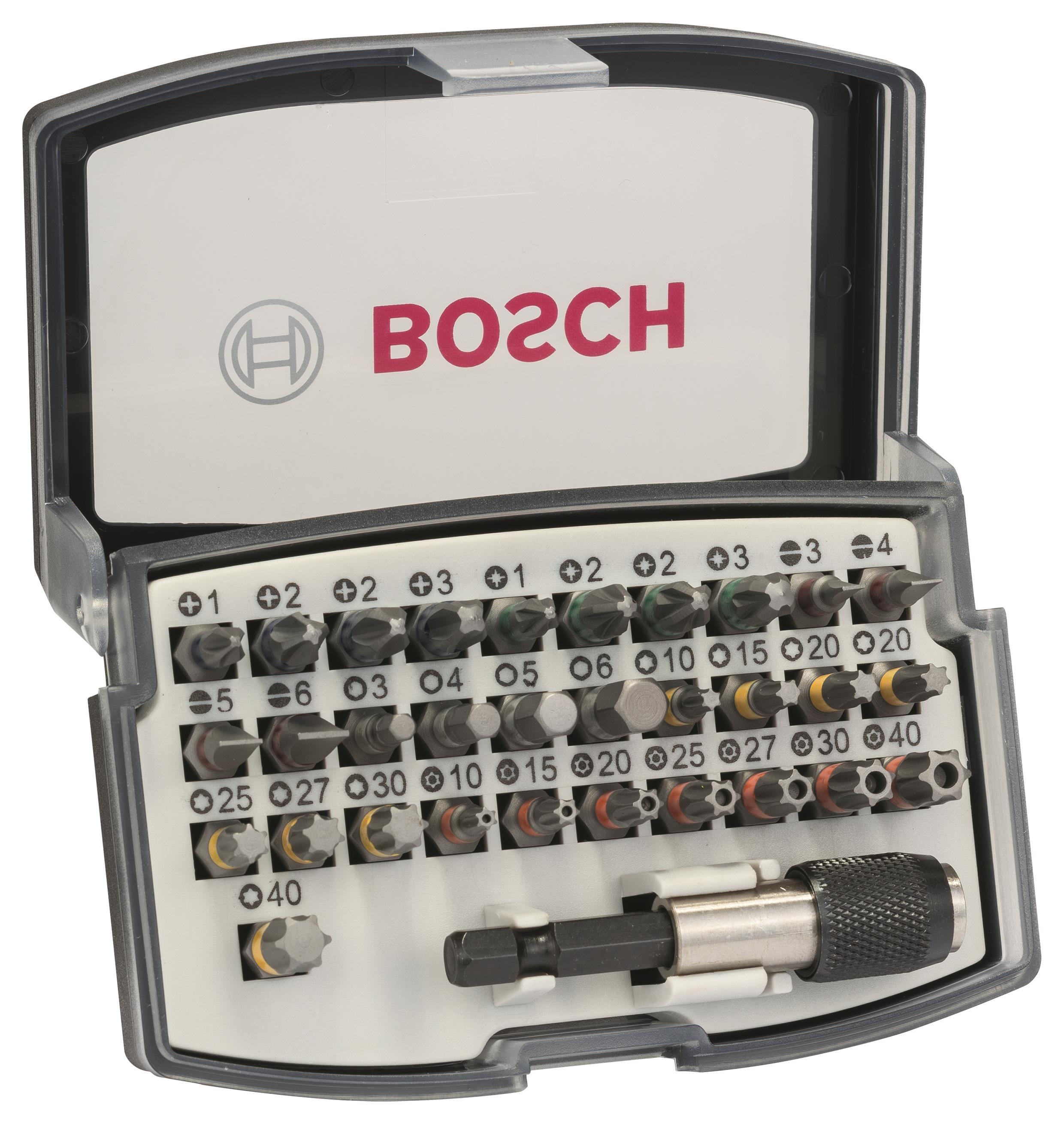 Bosch 32-dielna súprava skrutkovacích bitov Extra Hard – Professional 2.607.017.564