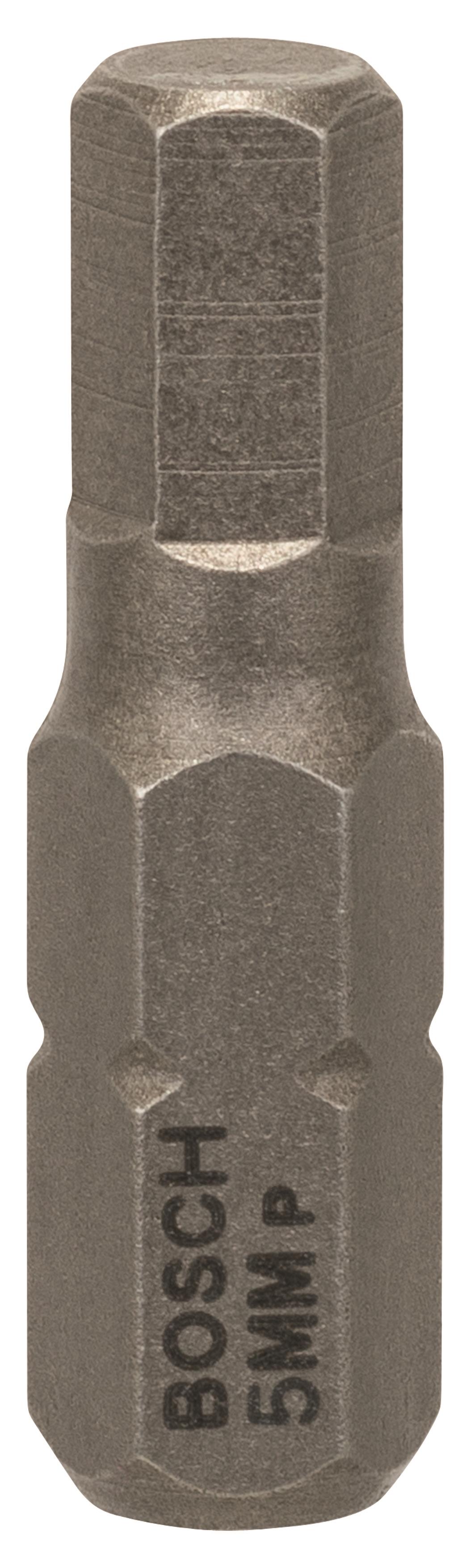 Bosch Skrutkovací bit zvlášť tvrdý Extra-Hart HEX 5, 25 mm 2.607.001.726