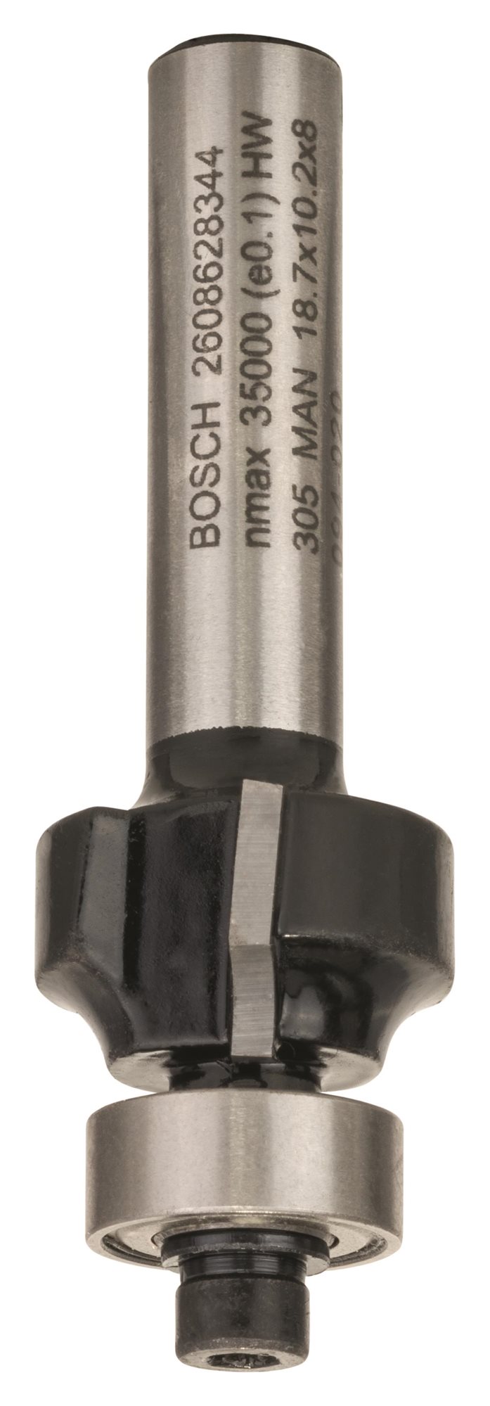 BOSCH Zaoblovacia fréza, 8 mm, R1 3 mm, L 10,2 mm, G 53 mm 2.608.628.344