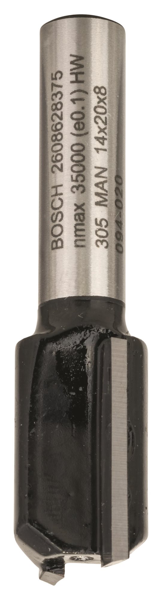 BOSCH Drážkovacia fréza, 8 mm, D1 14 mm, L 19,6 mm, G 51 mm 2.608.628.375