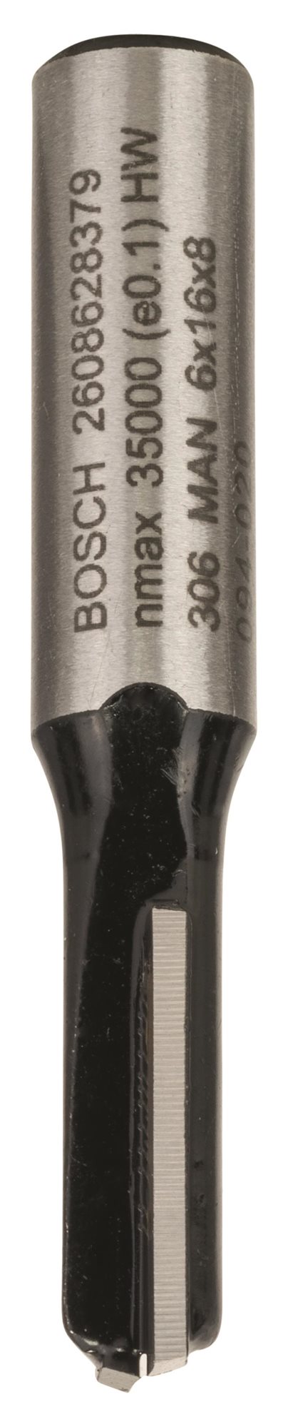 BOSCH Drážkovacia fréza, 8 mm, D1 6 mm, L 15,7 mm, G 48 mm 2.608.628.379