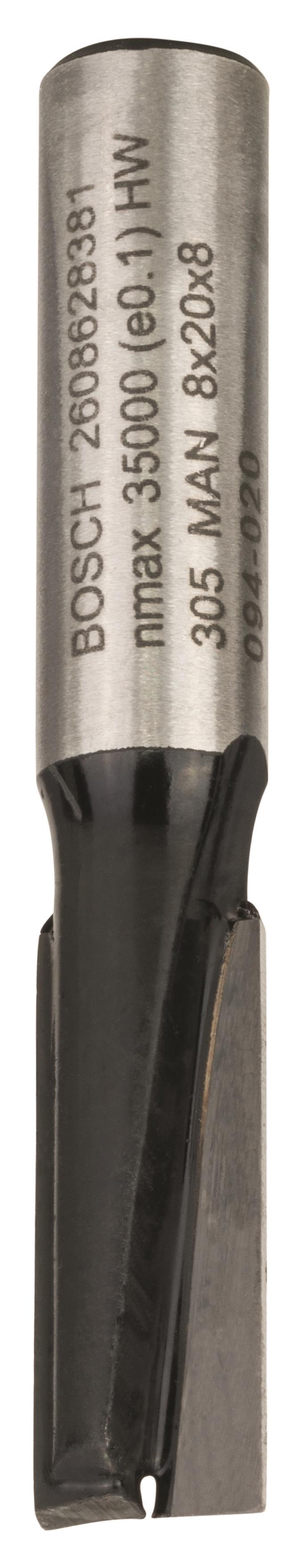 BOSCH Drážkovacia fréza, 8 mm, D1 8 mm, L 19,6 mm, G 51 mm 2.608.628.381