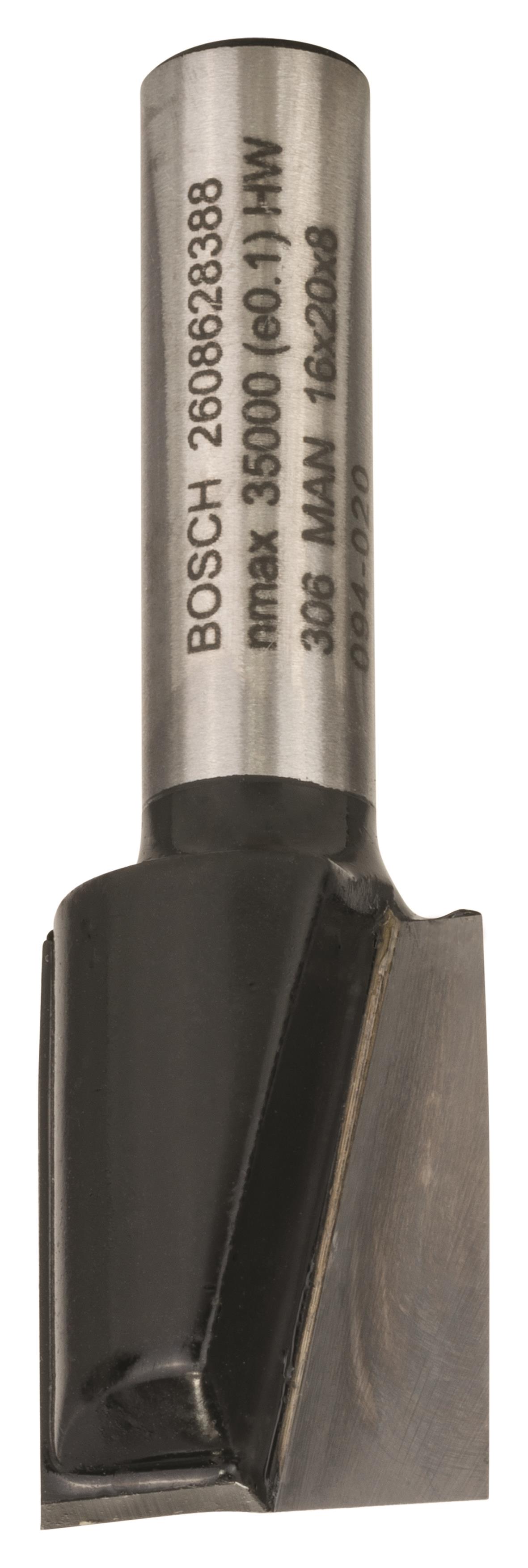 BOSCH Drážkovacia fréza, 8 mm, D1 16 mm, L 19,6 mm, G 51 mm 2.608.628.388