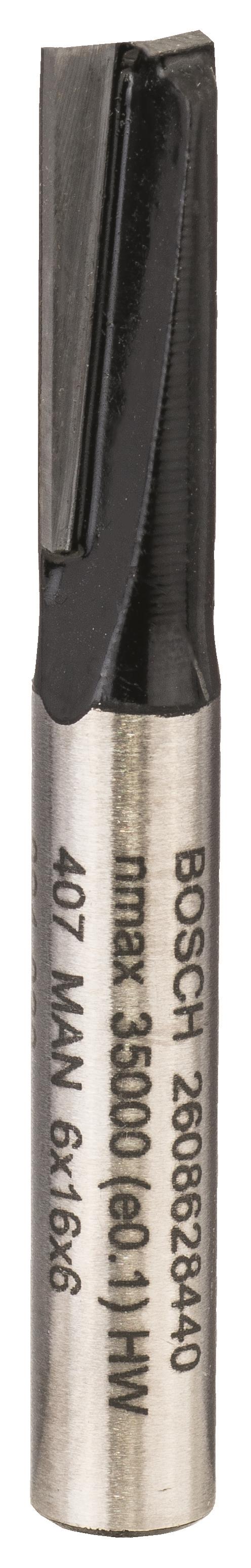 BOSCH Drážkovacia fréza, 6 mm, D1 6 mm, L 15,6 mm, G 48 mm 2.608.628.440