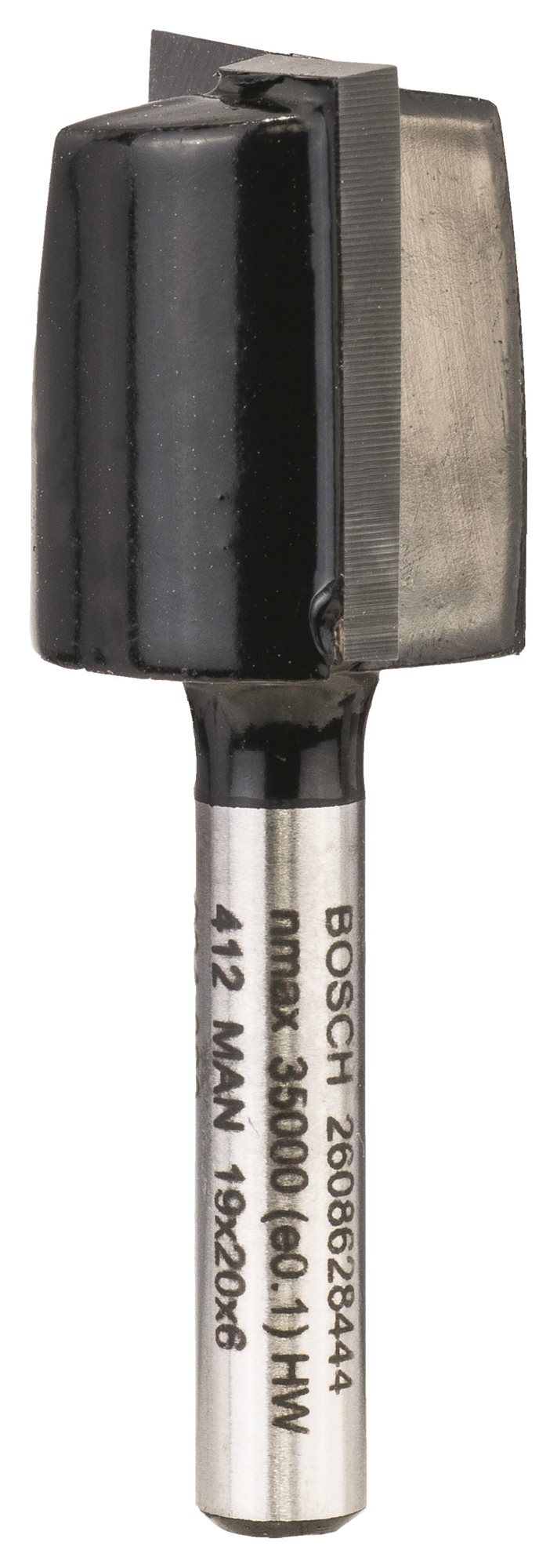 BOSCH Drážkovacia fréza, 6 mm, D1 19 mm, L 19,6 mm, G 51 mm 2.608.628.444
