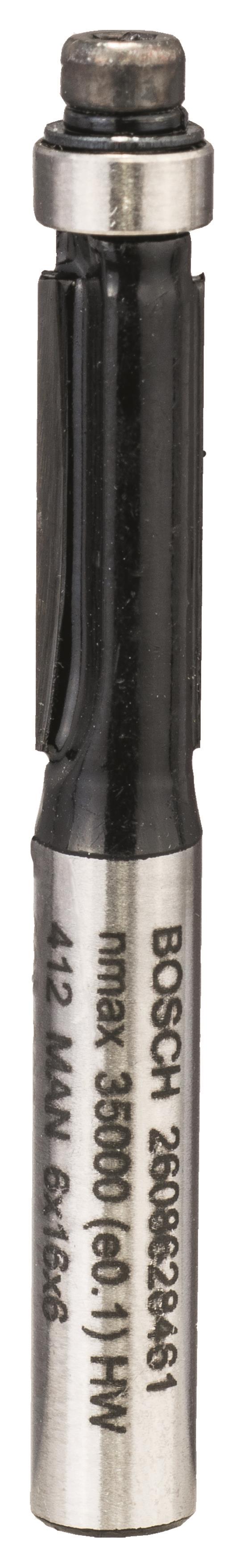 BOSCH Zarovnávacia fréza, 6 mm, D1 6,35 mm, L 16,1 mm, G 54 mm 2.608.628.461