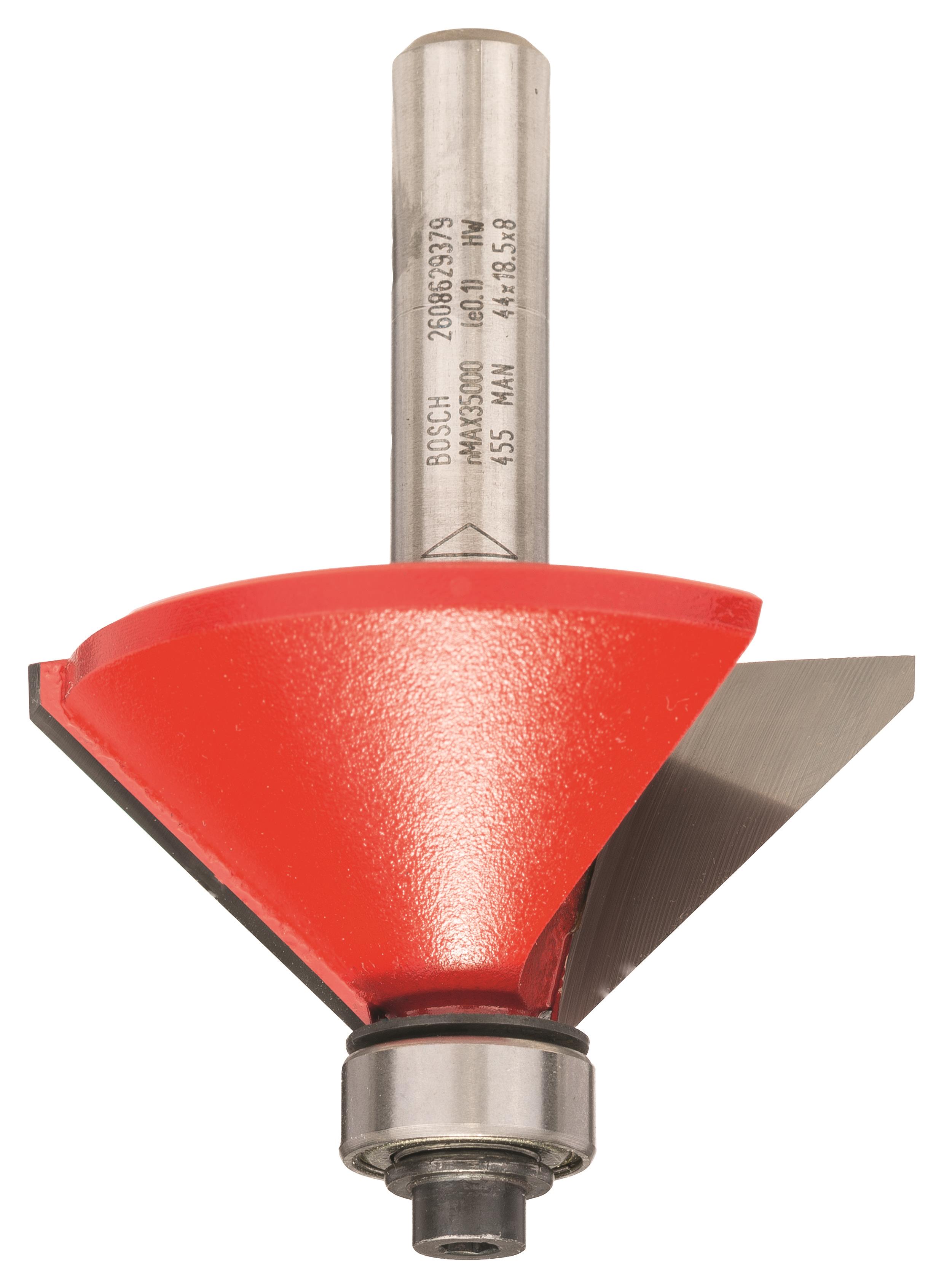 BOSCH Fazetovacia fréza Expert for Wood, 8 mm, D 44 mm, L 18,5 mm, G 61 mm 2.608.629.379