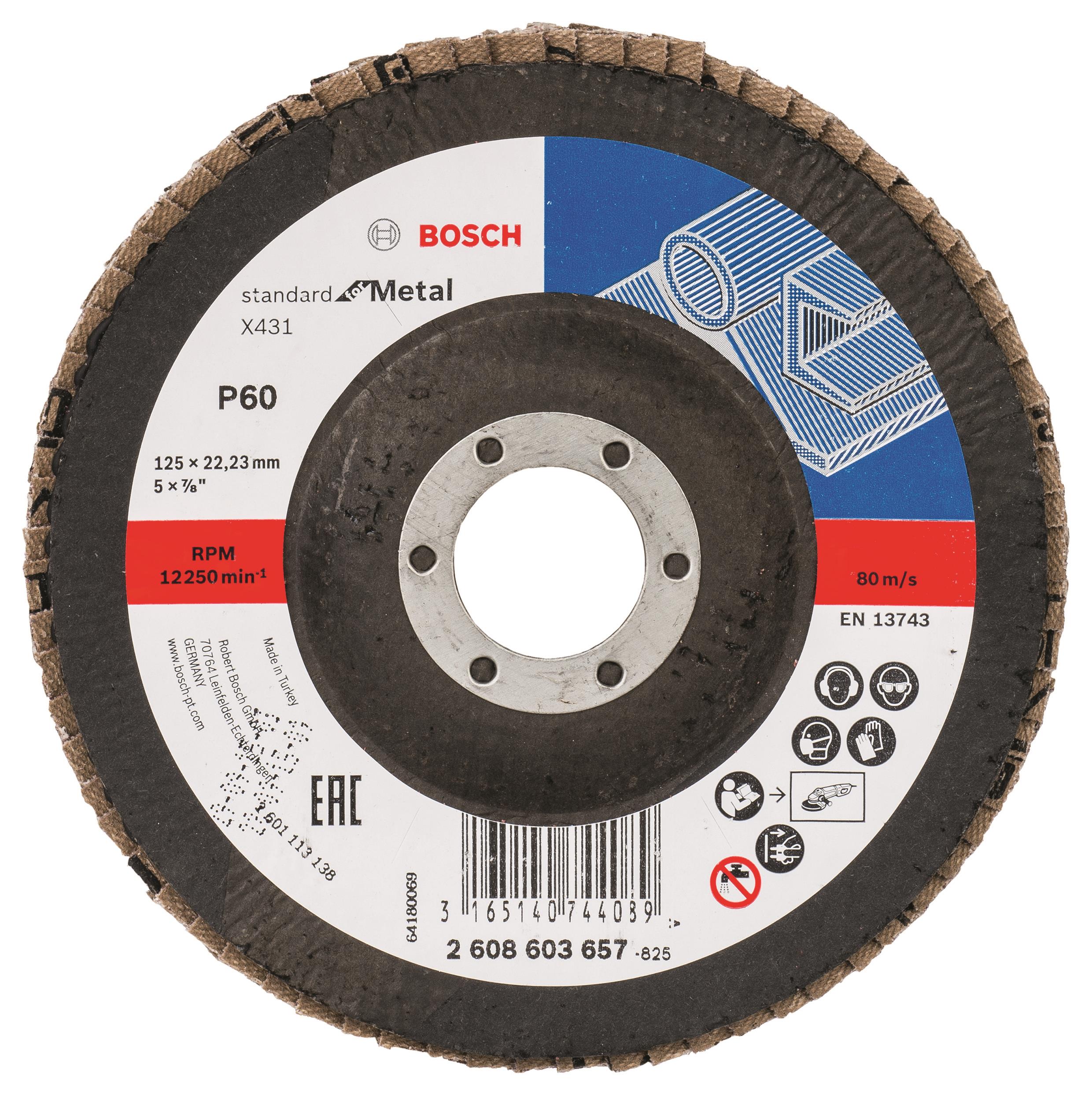BOSCH Lamelový brúsny kotúč X431, Standard for Metal 2.608.603.657