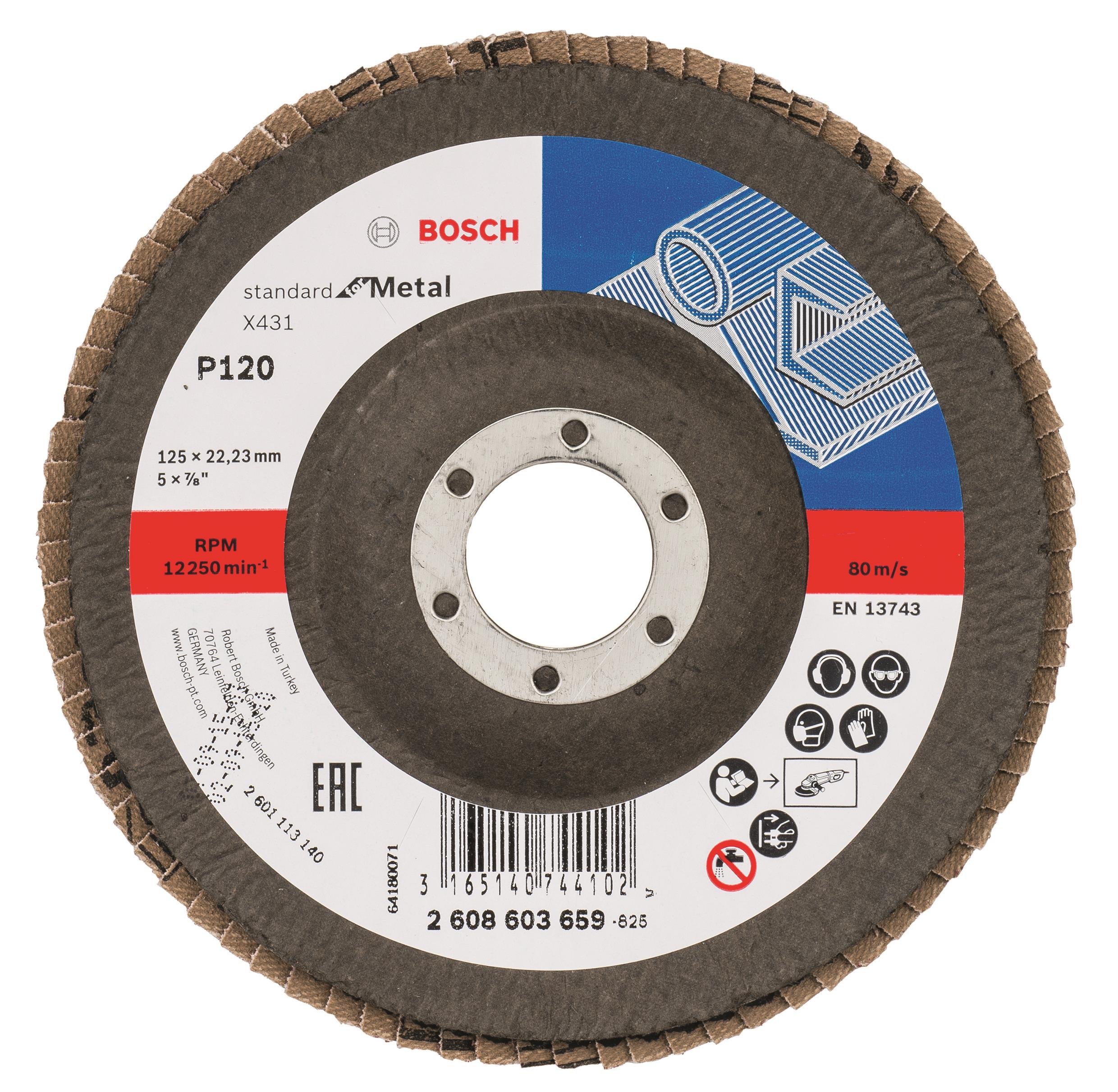 BOSCH Lamelový brúsny kotúč X431, Standard for Metal 2.608.603.659