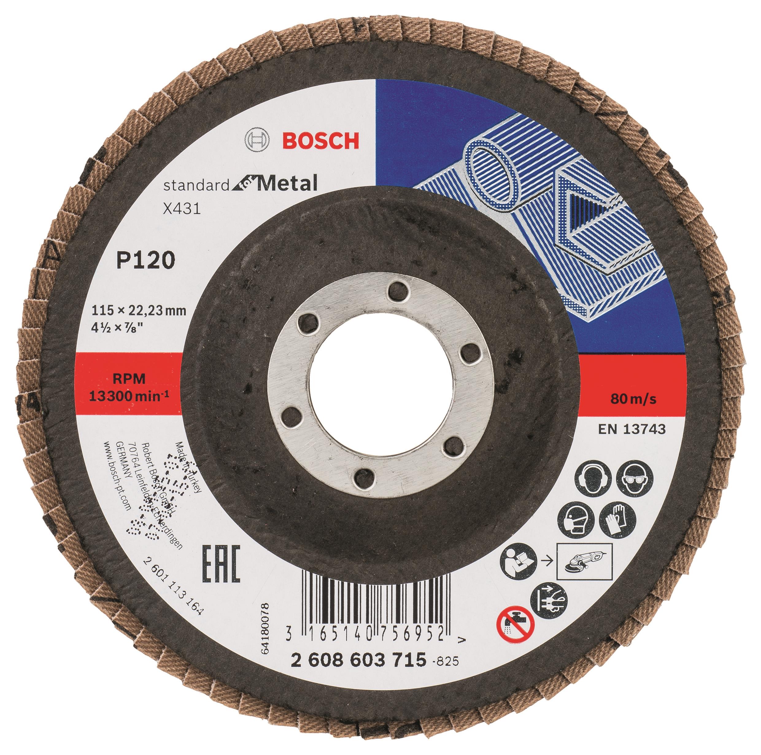 BOSCH Lamelový brúsny kotúč X431, Standard for Metal 2.608.603.715