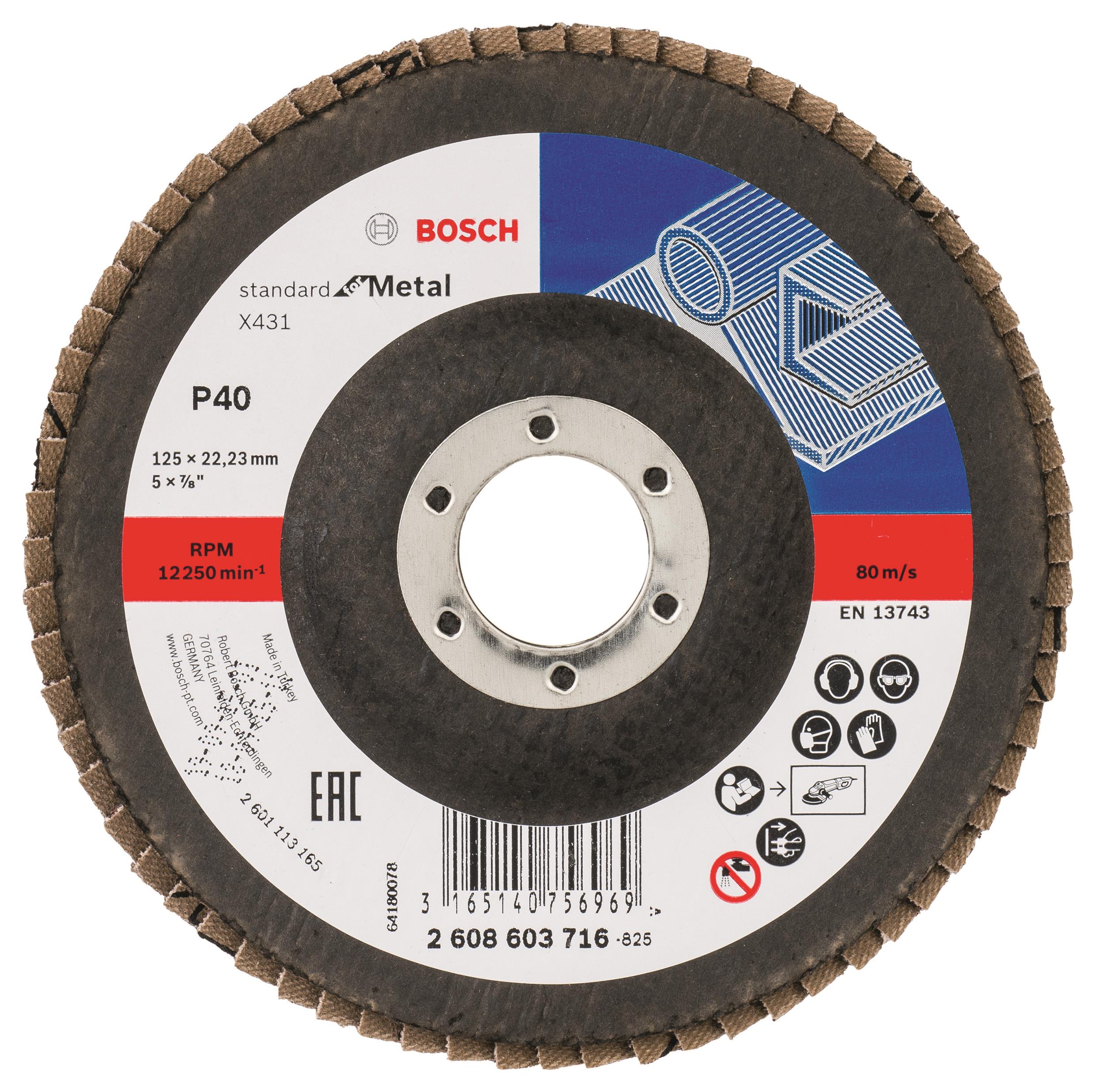BOSCH Lamelový brúsny kotúč X431, Standard for Metal 2.608.603.716