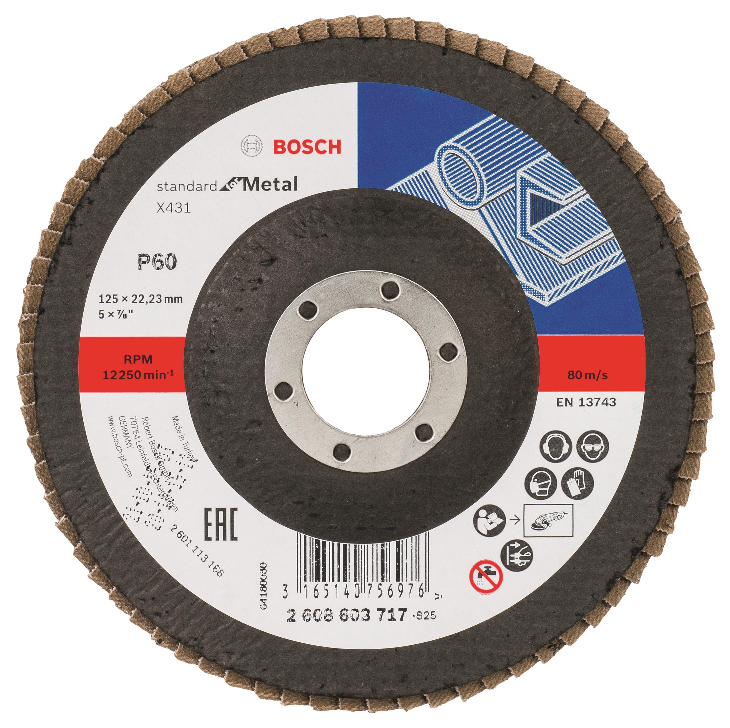 BOSCH Lamelový brúsny kotúč X431, Standard for Metal 2.608.603.717