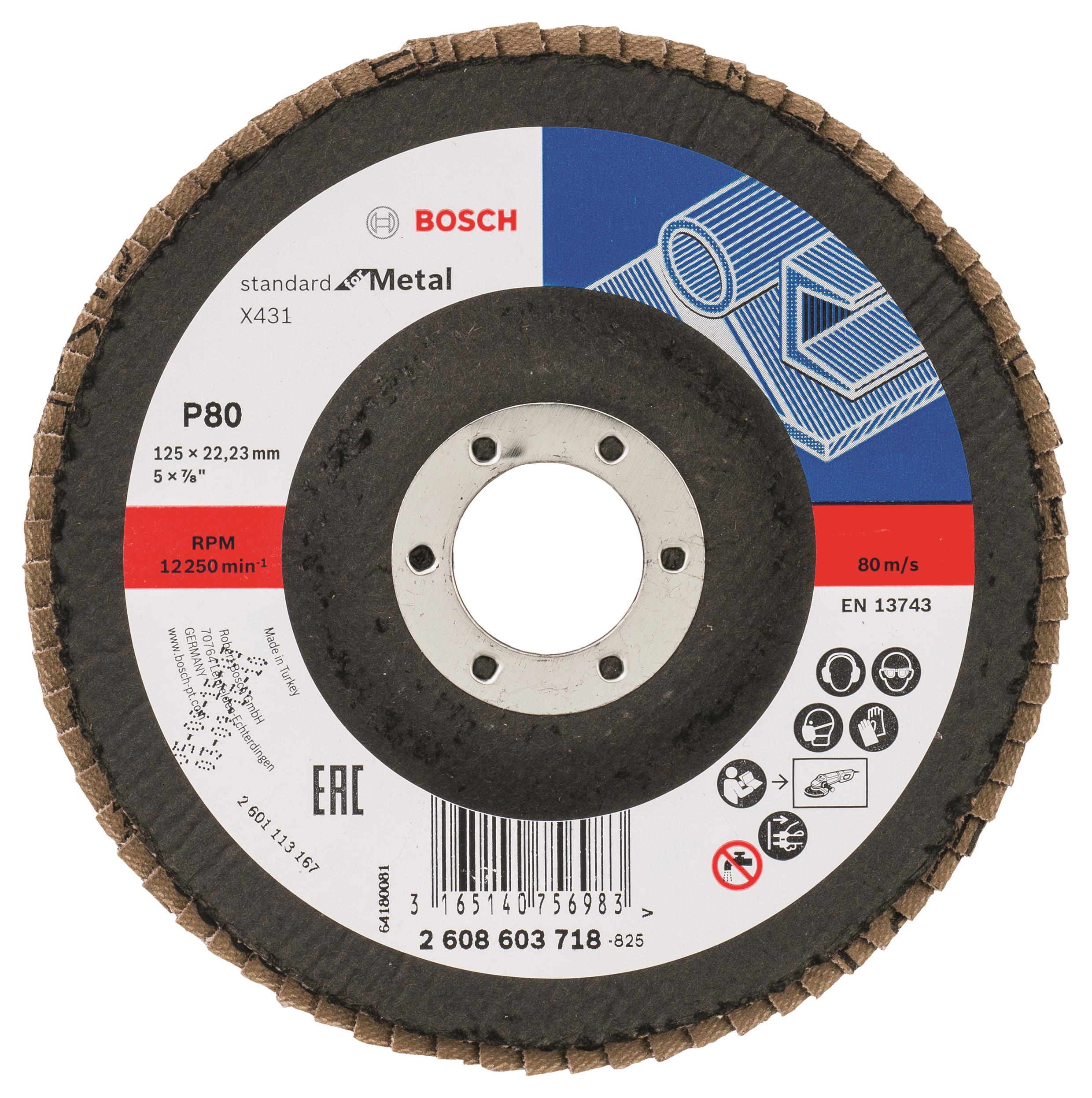 BOSCH Lamelový brúsny kotúč X431, Standard for Metal 2.608.603.718