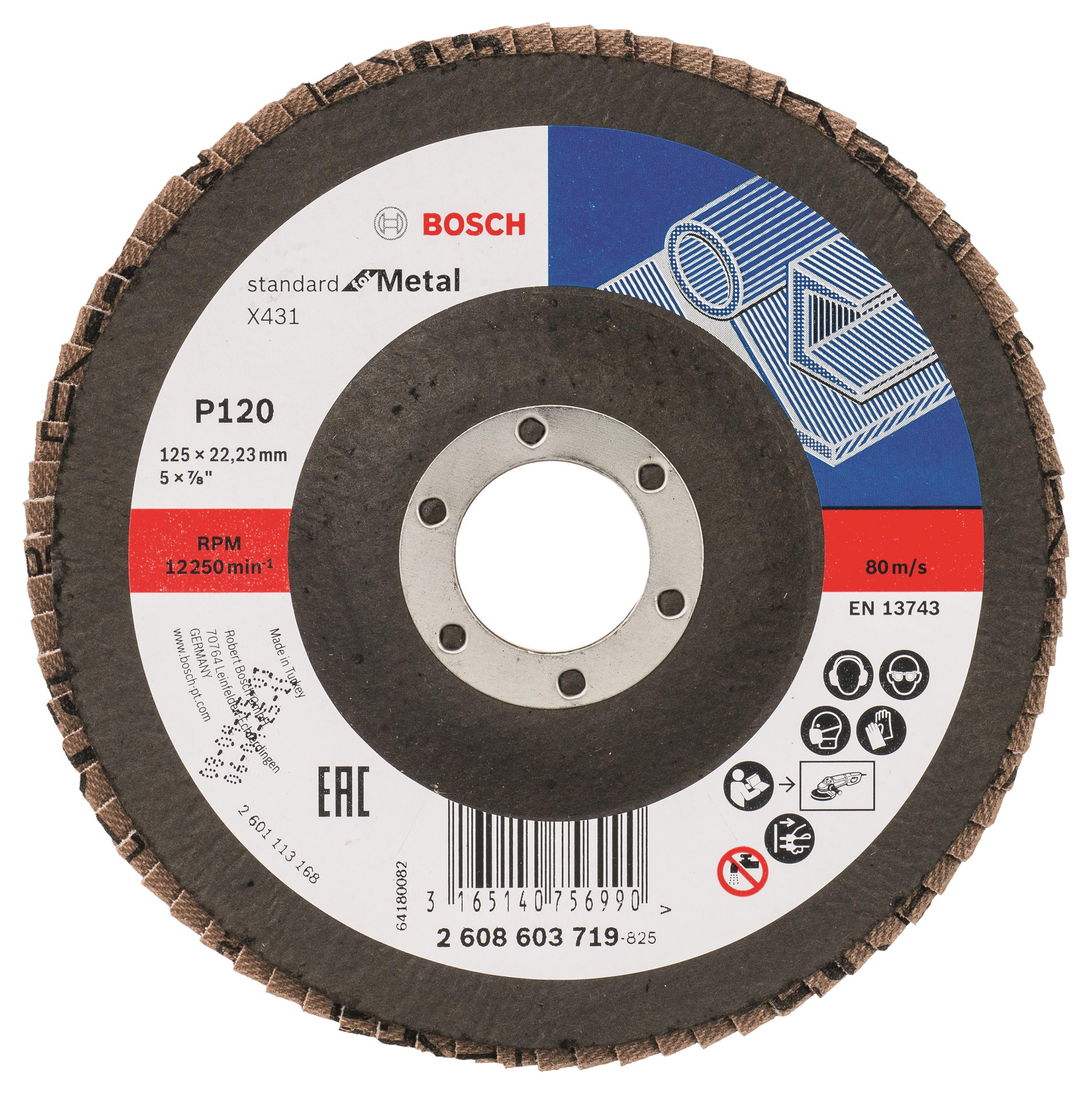 BOSCH Lamelový brúsny kotúč X431, Standard for Metal 2.608.603.719