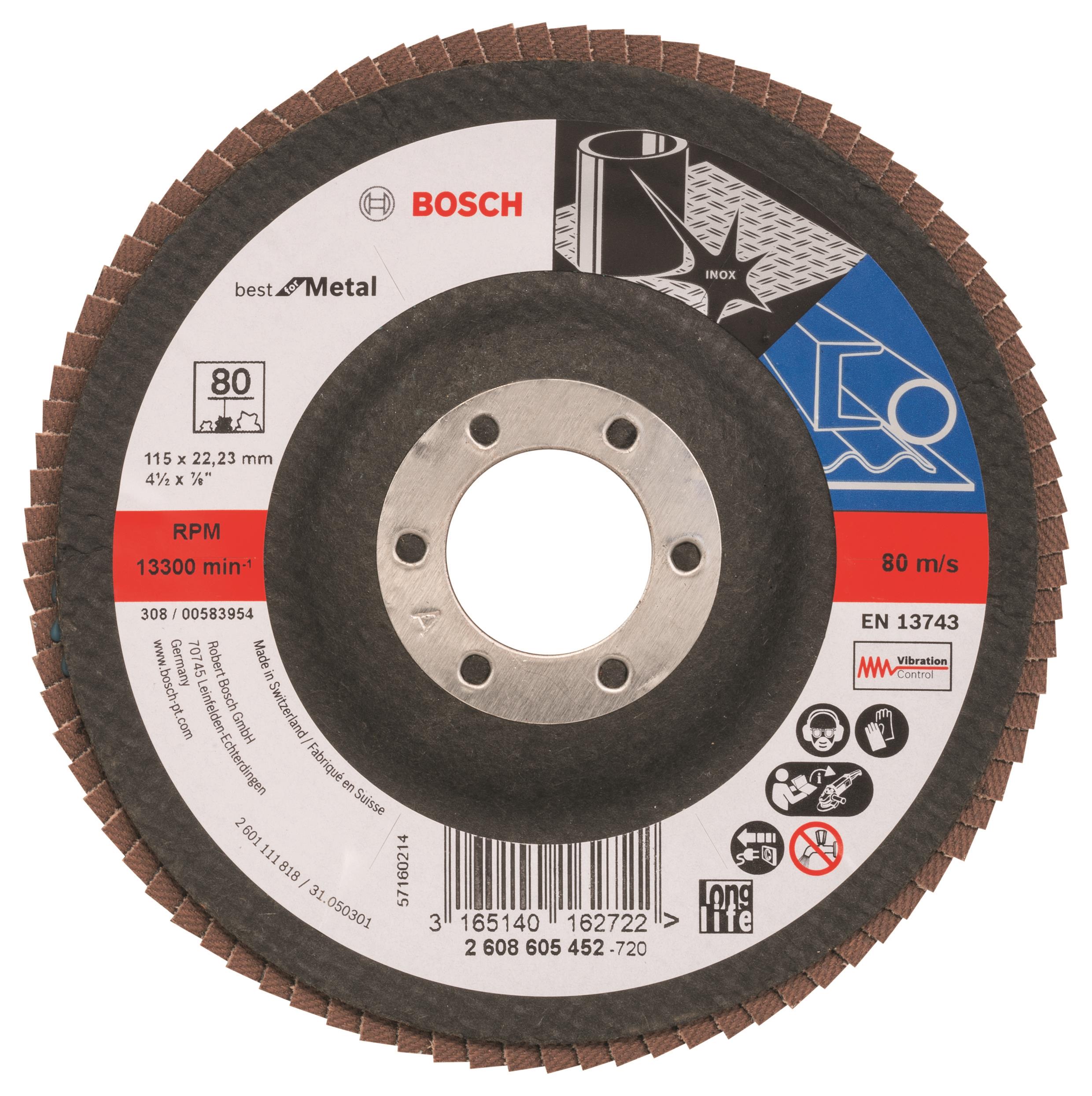 BOSCH Lamelový brúsny kotúč X571, Best for Metal 2.608.605.452