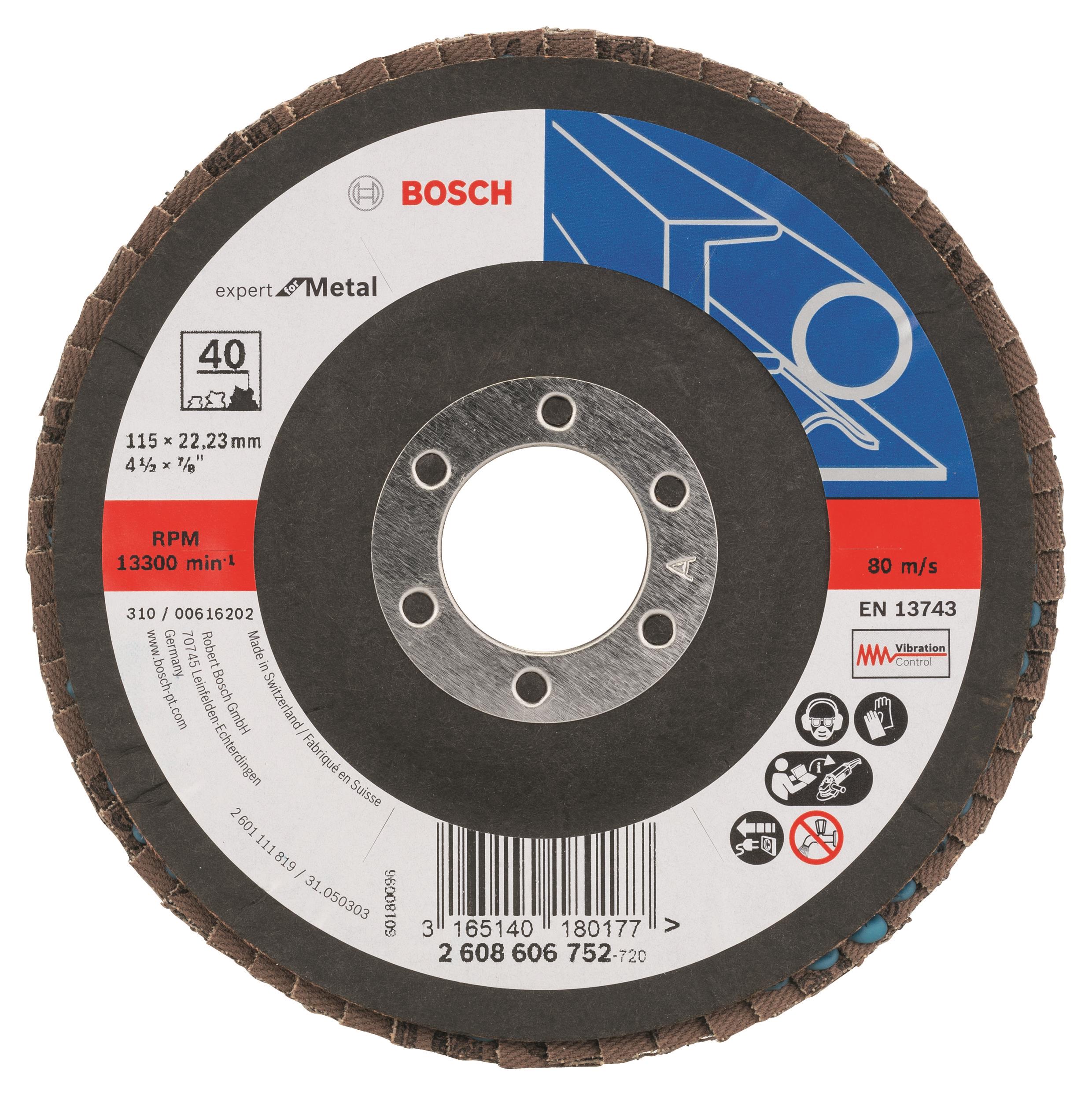BOSCH Lamelový brúsny kotúč X551, Expert for Metal 2.608.606.752