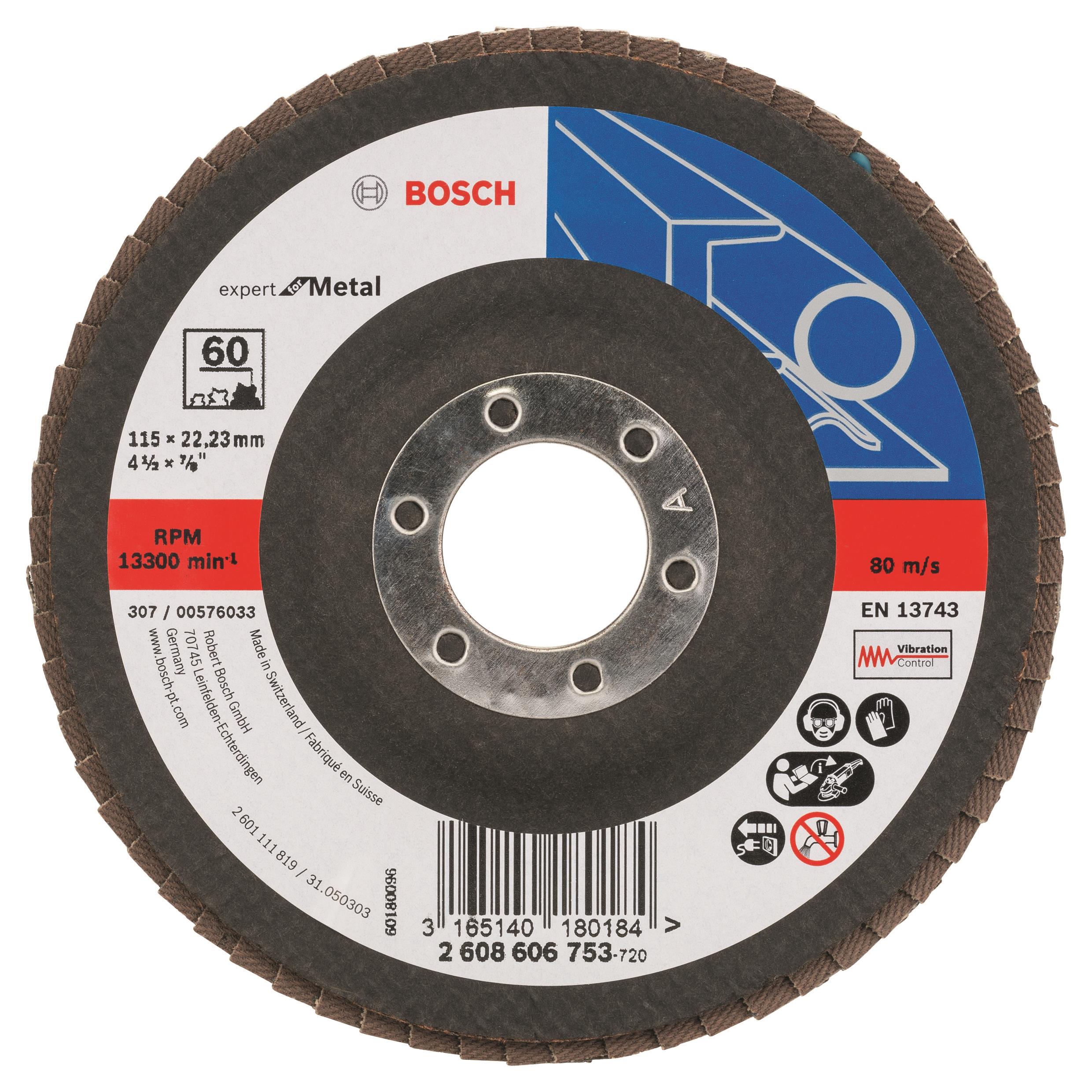 BOSCH Lamelový brúsny kotúč X551, Expert for Metal 2.608.606.753