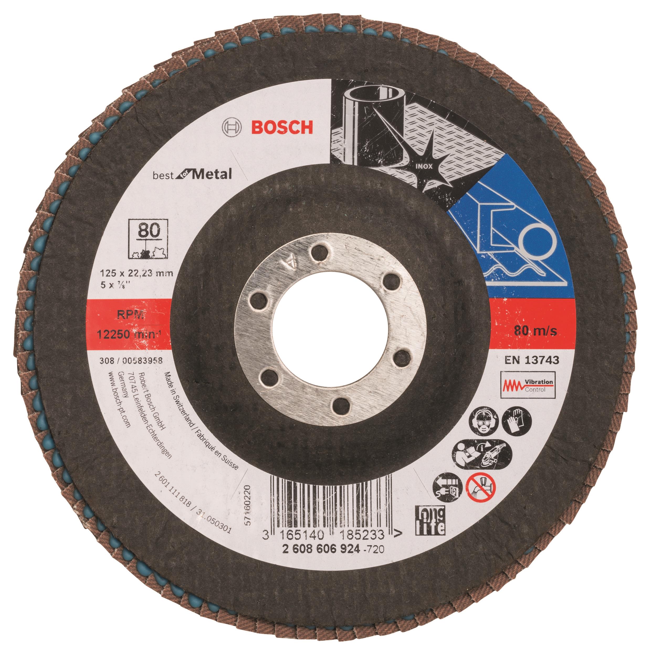 BOSCH Lamelový brúsny kotúč X571, Best for Metal 2.608.606.924