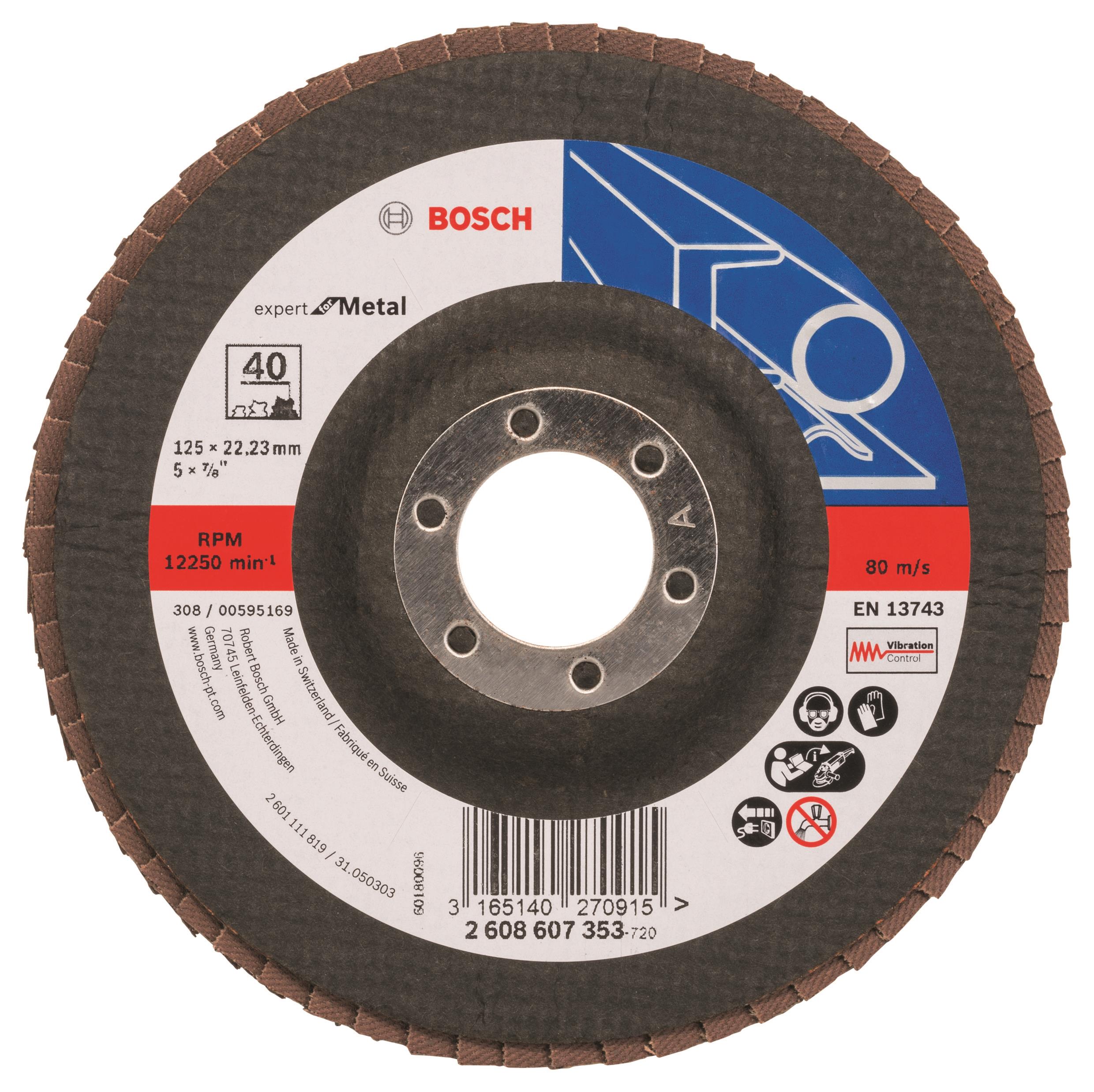 BOSCH Lamelový brúsny kotúč X551, Expert for Metal 2.608.607.353