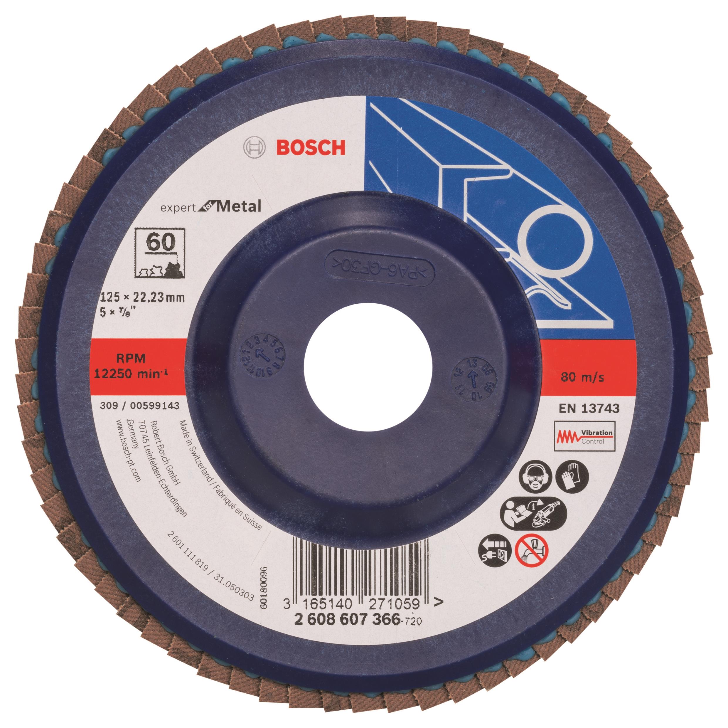 BOSCH Lamelový brúsny kotúč X551, Expert for Metal 2.608.607.366
