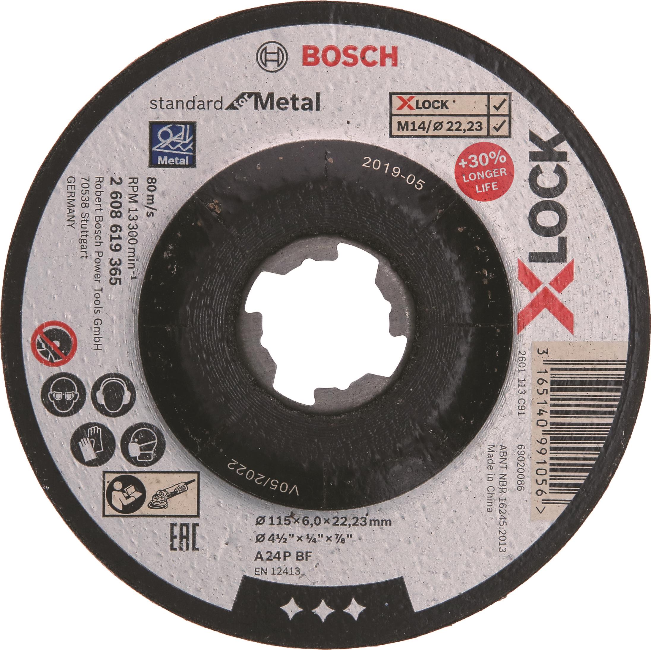 BOSCH X-LOCK SfM 115 × 6 mm T27 2.608.619.365