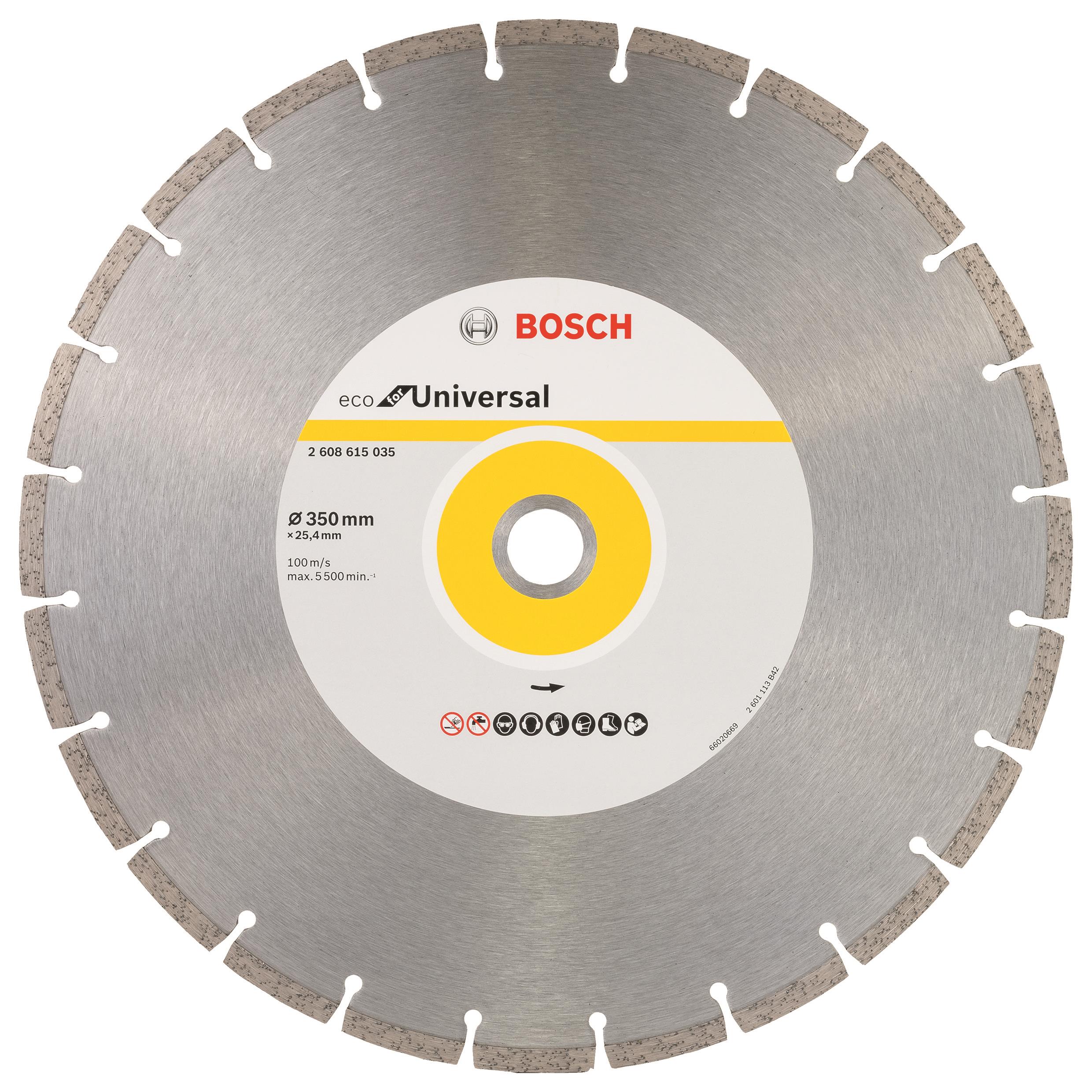 BOSCH Diamantový deliaci kotúč ECO For Universal 350 × 25,4 × 3,2 × 8 mm 2.608.615.035
