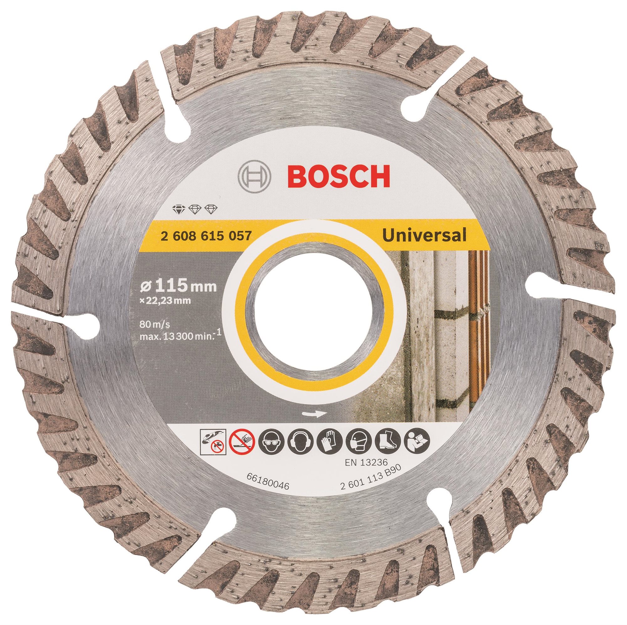 BOSCH Diamantový deliaci kotúč Standard for Universal 115 × 22,23 2.608.615.057