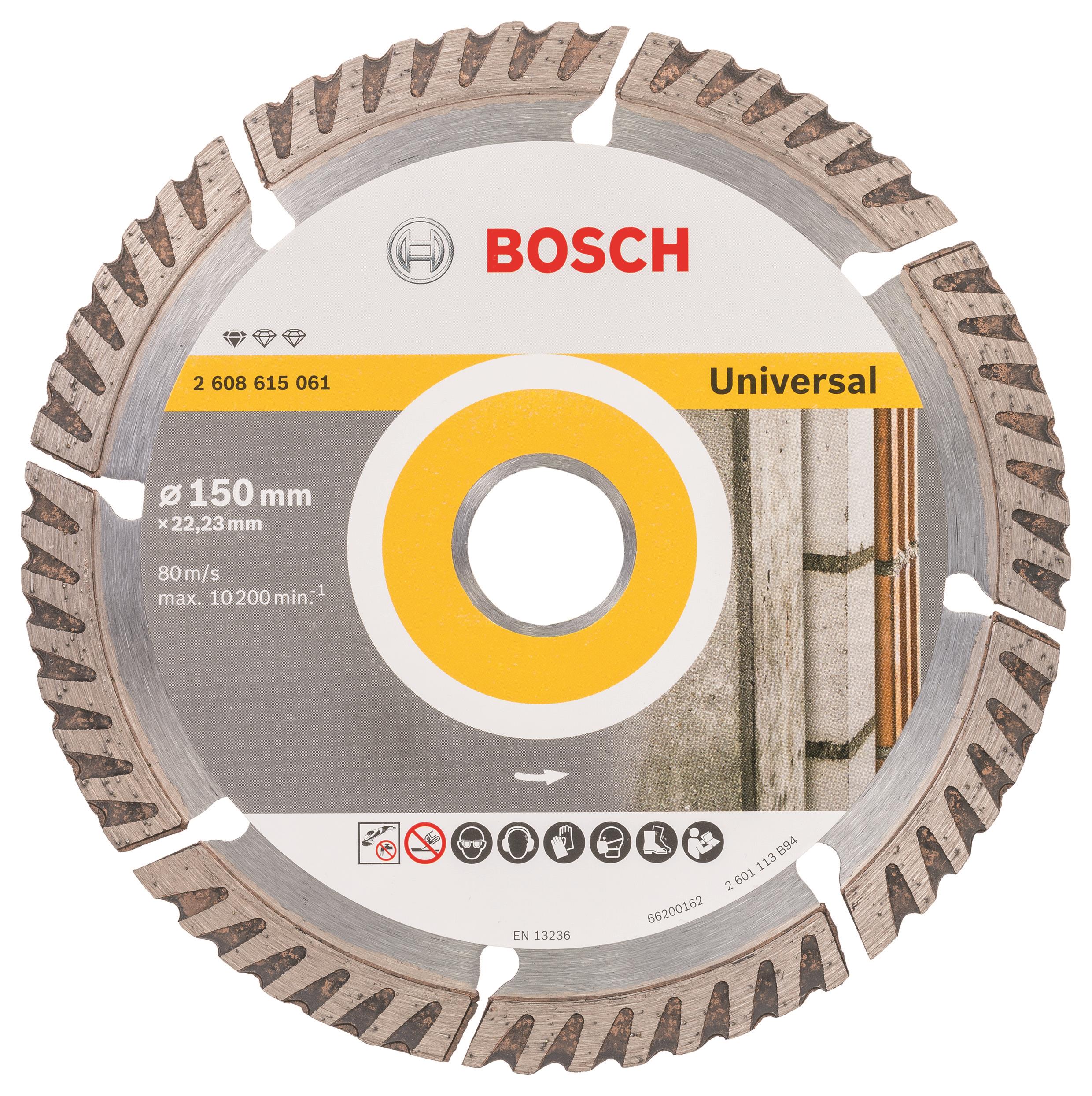 BOSCH Diamantový deliaci kotúč Standard for Universal 150 × 22,23 2.608.615.061