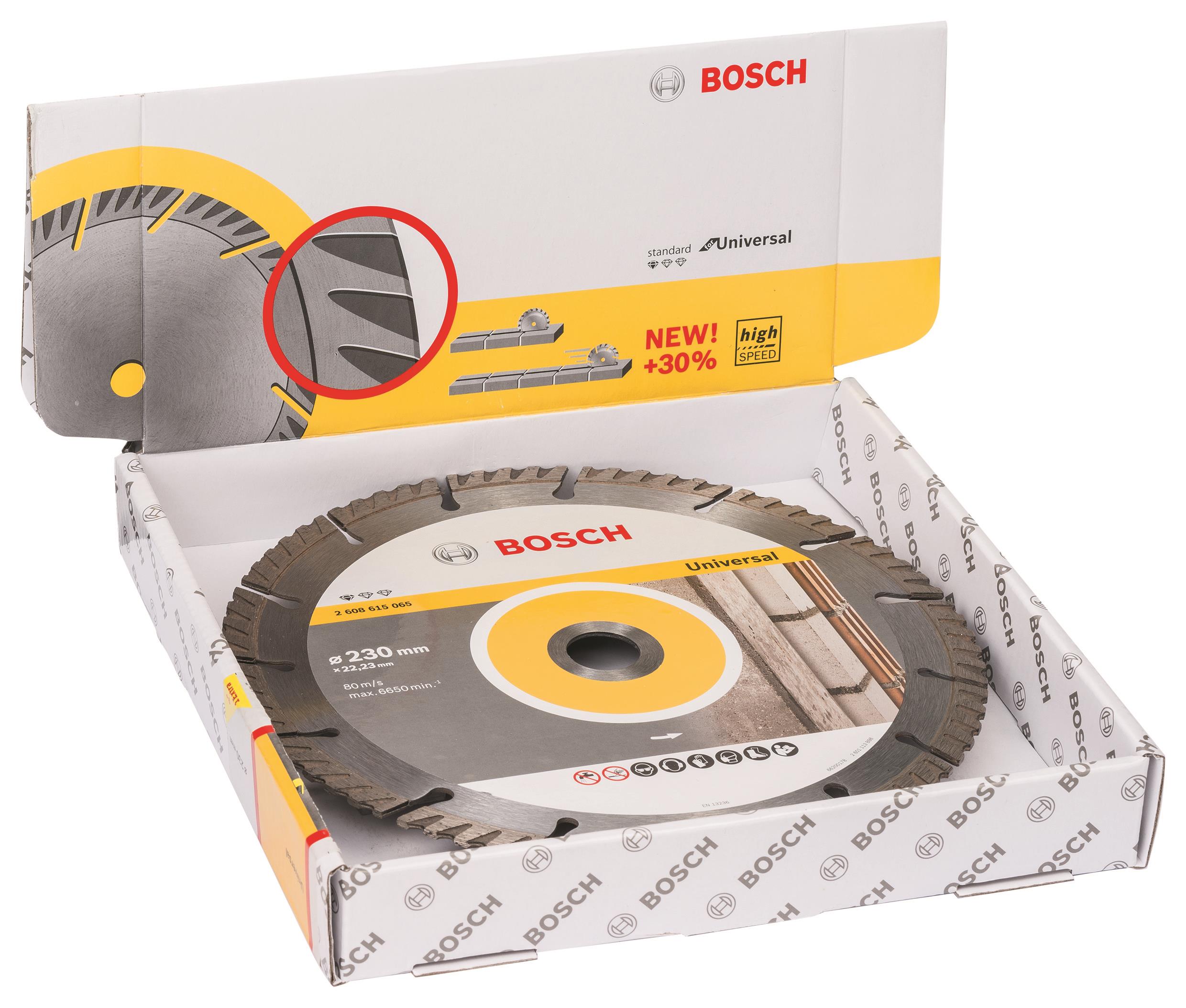 BOSCH Diamantový deliaci kotúč Standard for Universal 230 × 22,23 (balenie 10 ks) 2.608.615.066