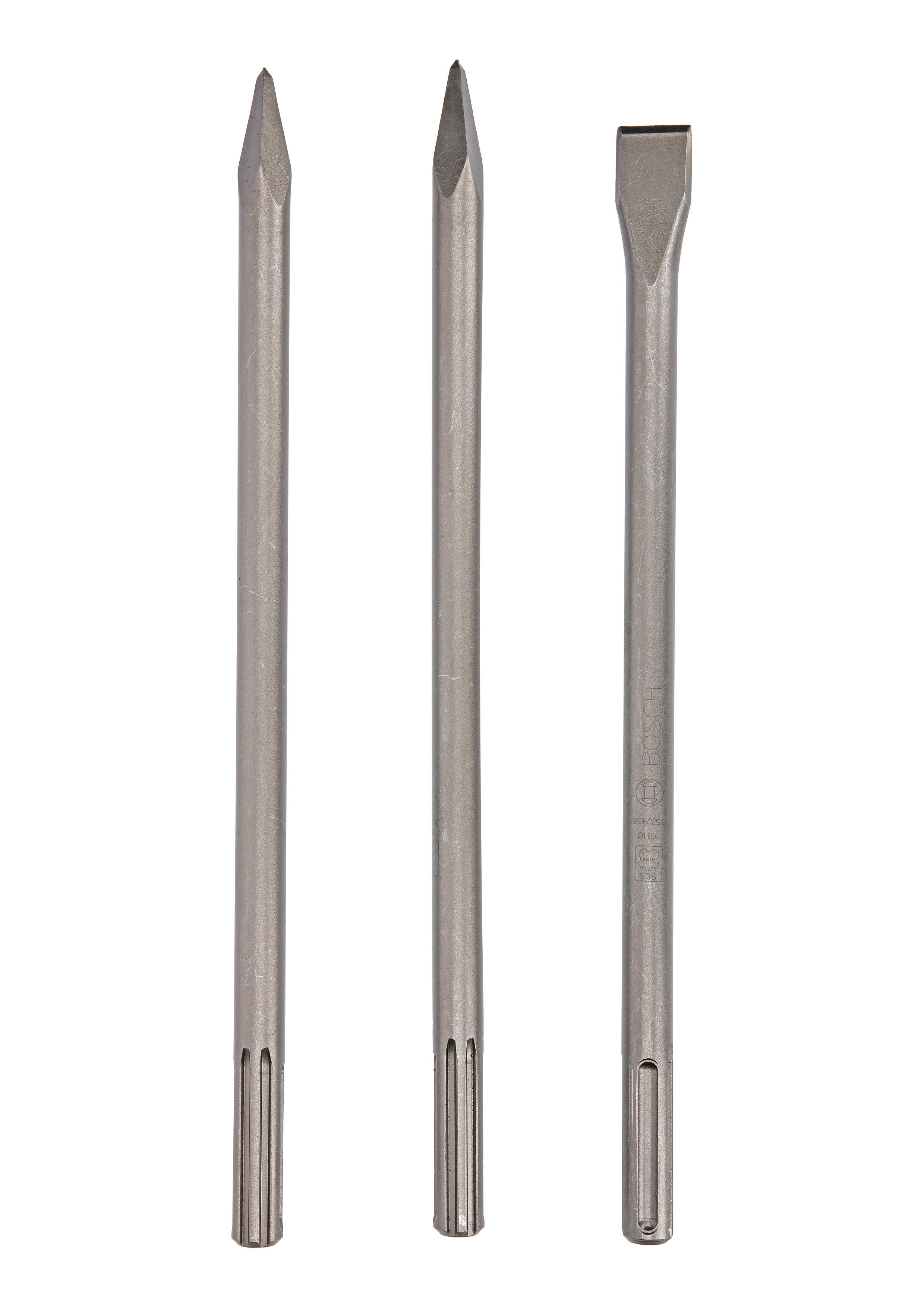 BOSCH Sada sekáčov SDS max, 3 ks 2.607.017.517