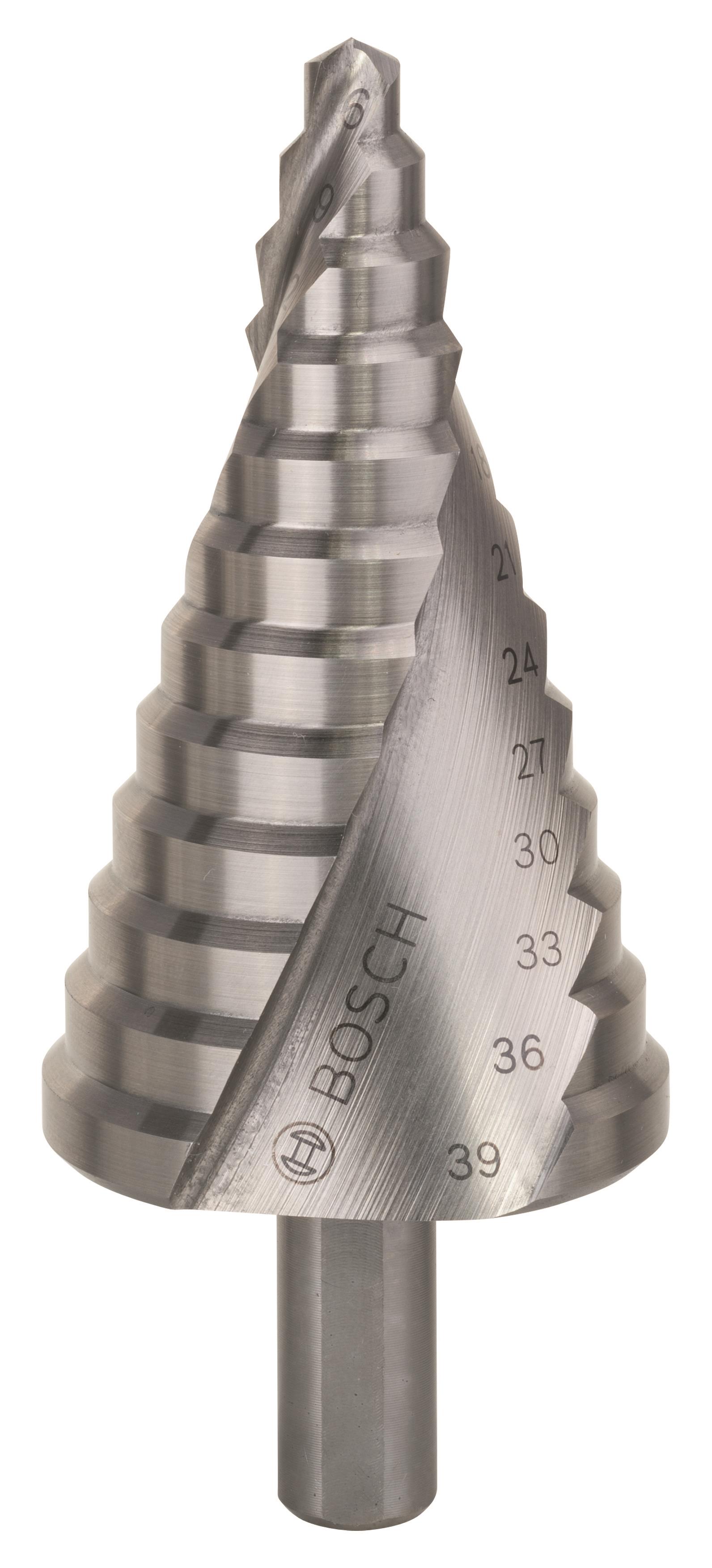 BOSCH Stupňovitý vrták HSS 6 – 39 mm, 10,0 mm, 93,5 mm 2.608.597.521