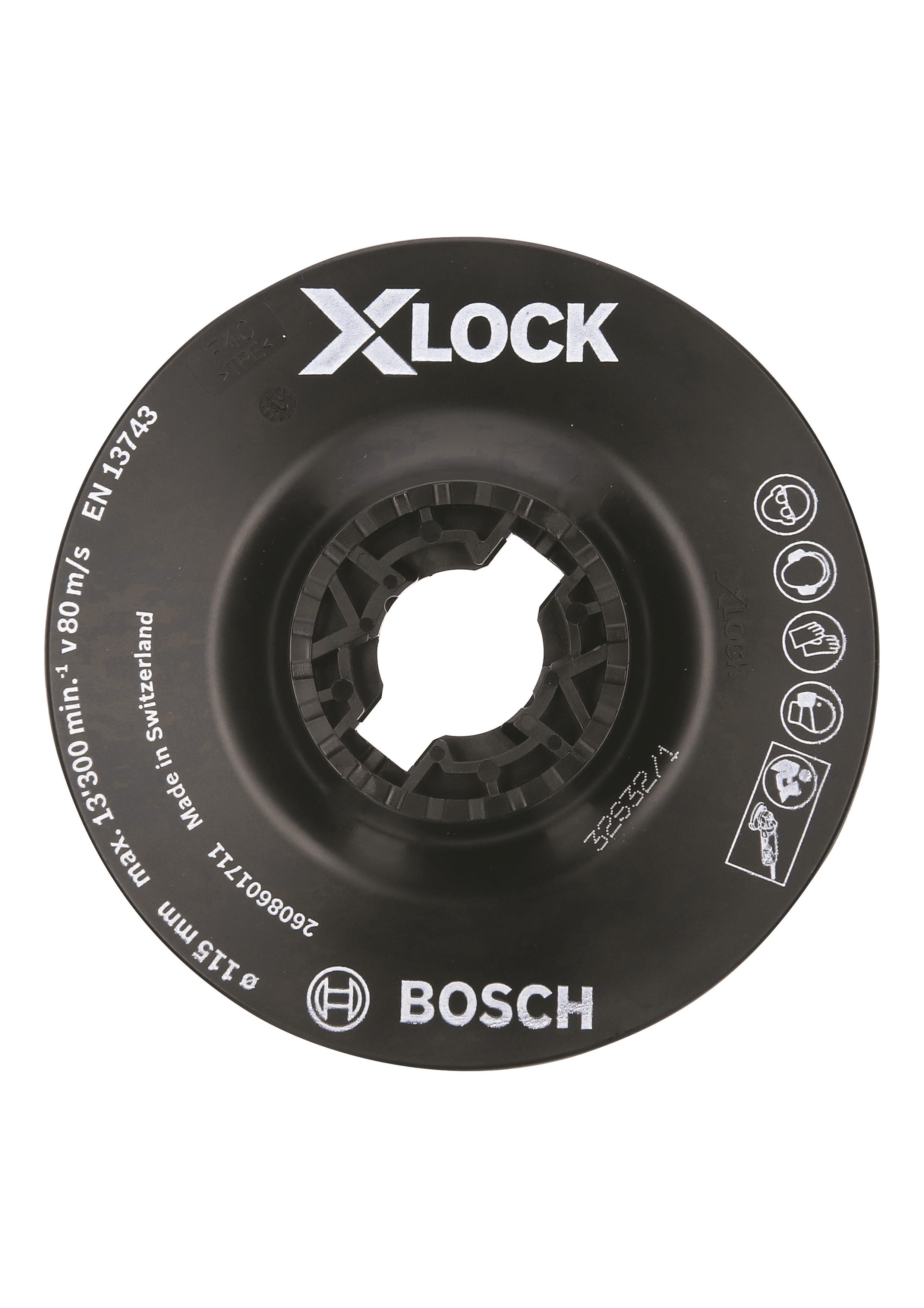 BOSCH Oporný tanier systému X-LOCK, 115 mm, jemný 2.608.601.711