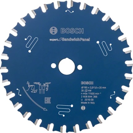 BOSCH Pílový kotúč EX SH H 165 × 20-30 2.608.644.366