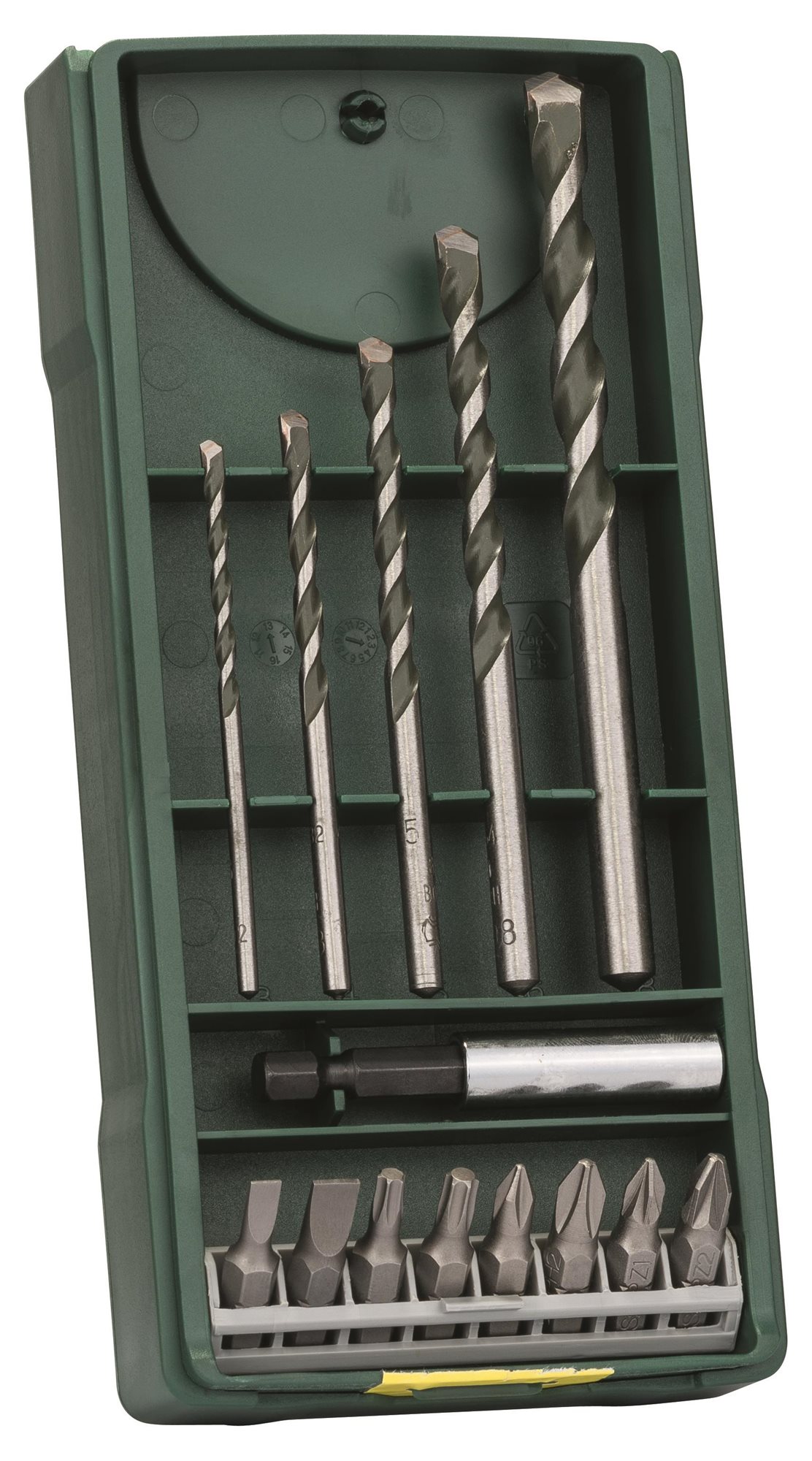 BOSCH 14 ks vrtákov Mini-X-Line Multi Material a skrutkovacích nadstavcov Extra Hard, 2.607.017.572