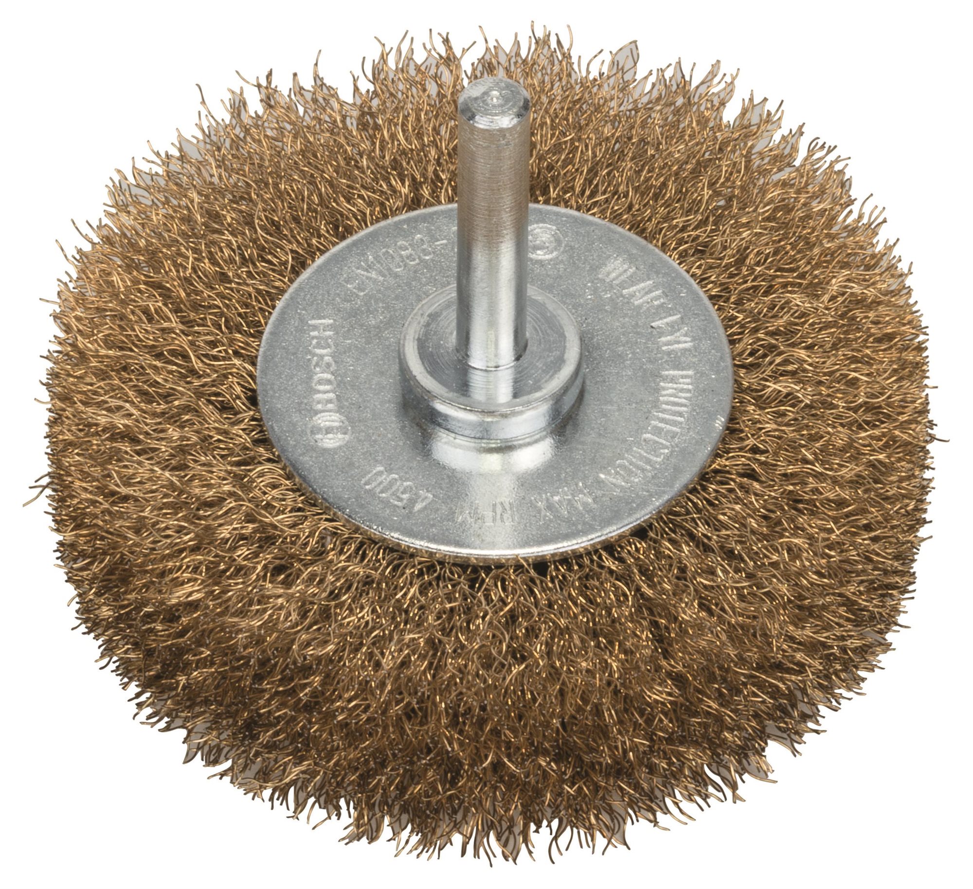 BOSCH Kotúčová drôtená kefa, zvlnený drôt, 75 × 0,2 mm, mosadzný povrch 2.608.622.054