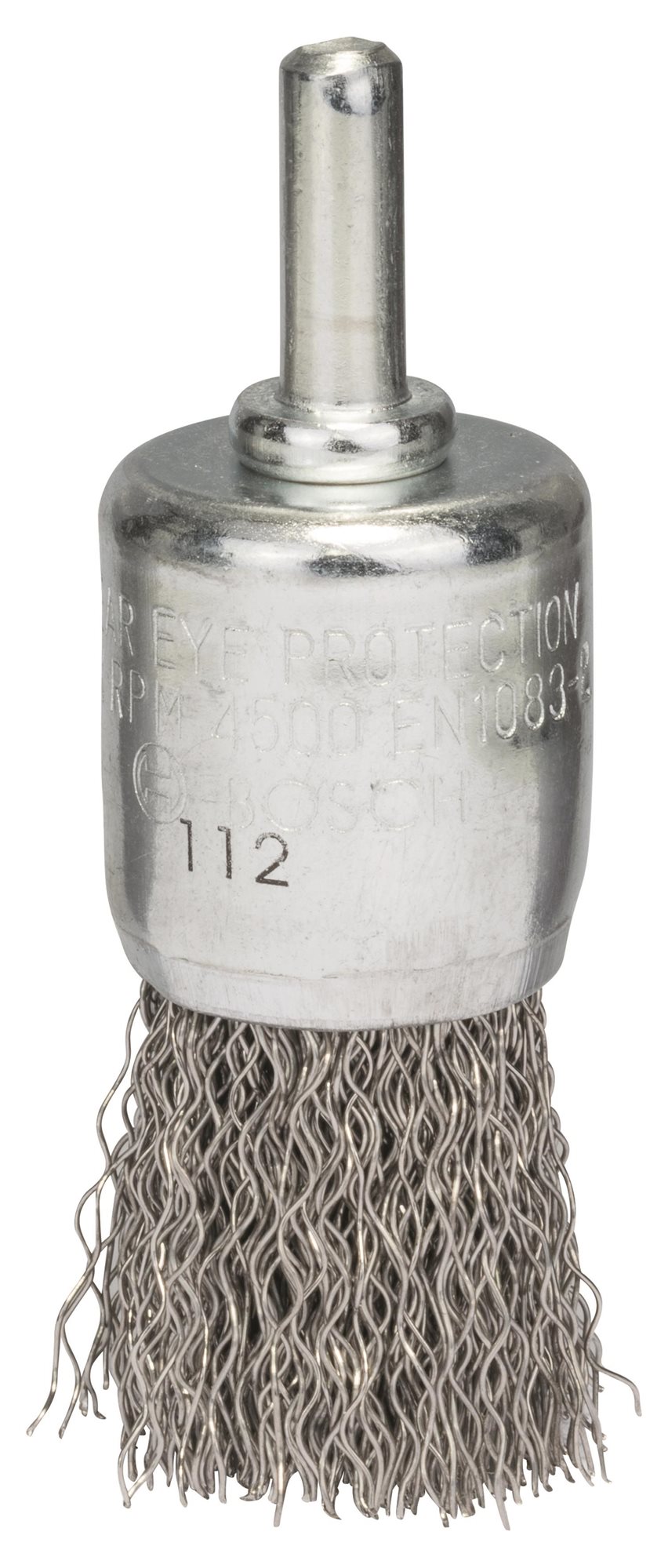 BOSCH Koncová kefa, zvlnený drôt, 25 × 0,3 mm, nehrdzavejúca oceľ 2.608.622.127
